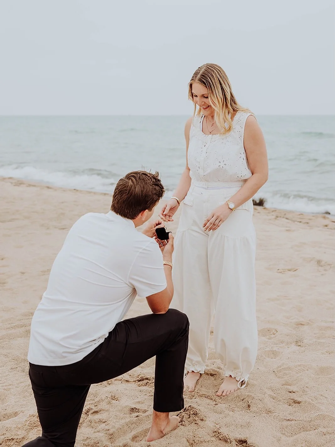 TWO proposals in one weekend?! 🤍💍

And wow... was it worth it.

From the moment he got down on one knee to the biggest smile spreading across Maggie&rsquo;s face, every second was pure joy. Then came the hugs, the happy tears, the confetti, and tha