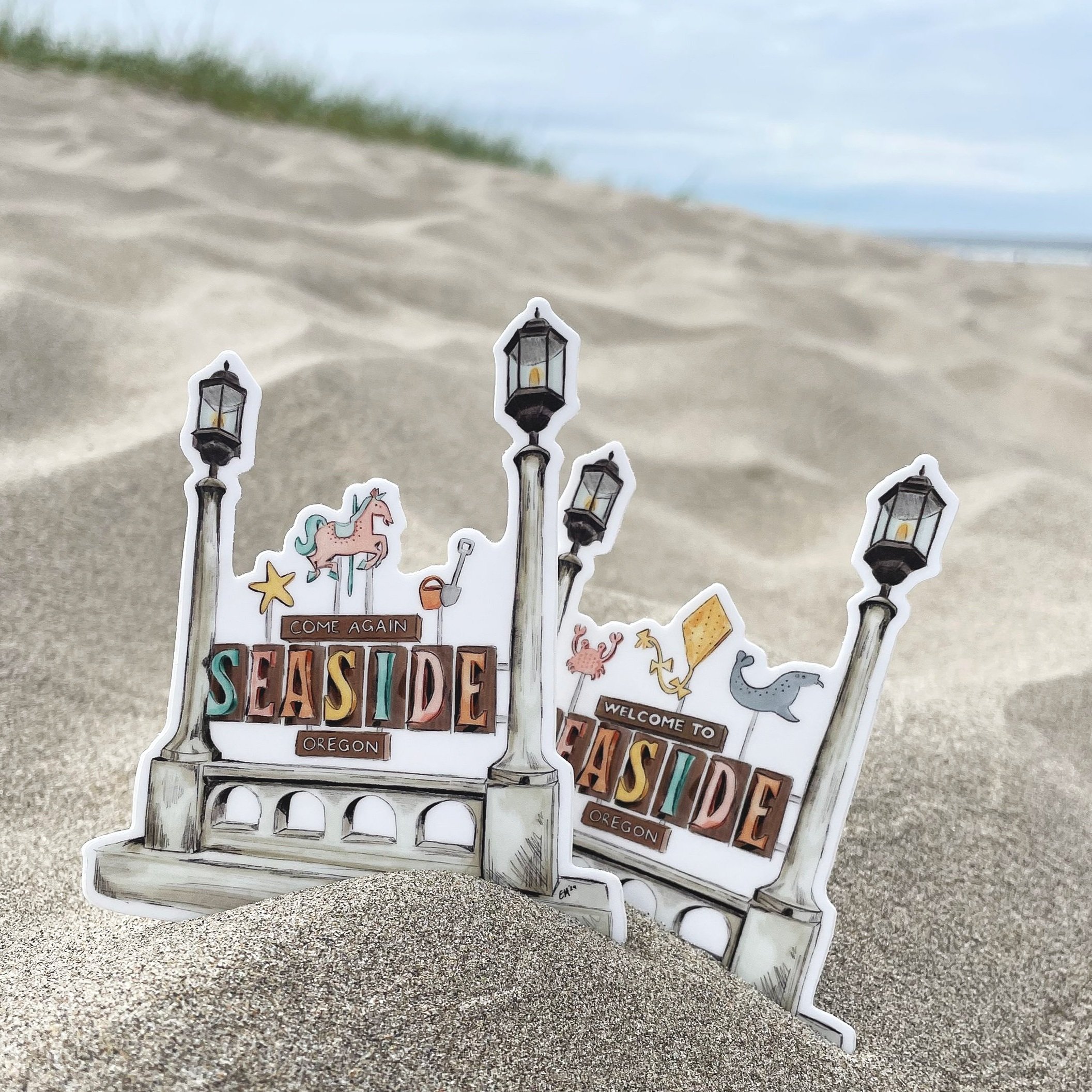 Seaside Sticker