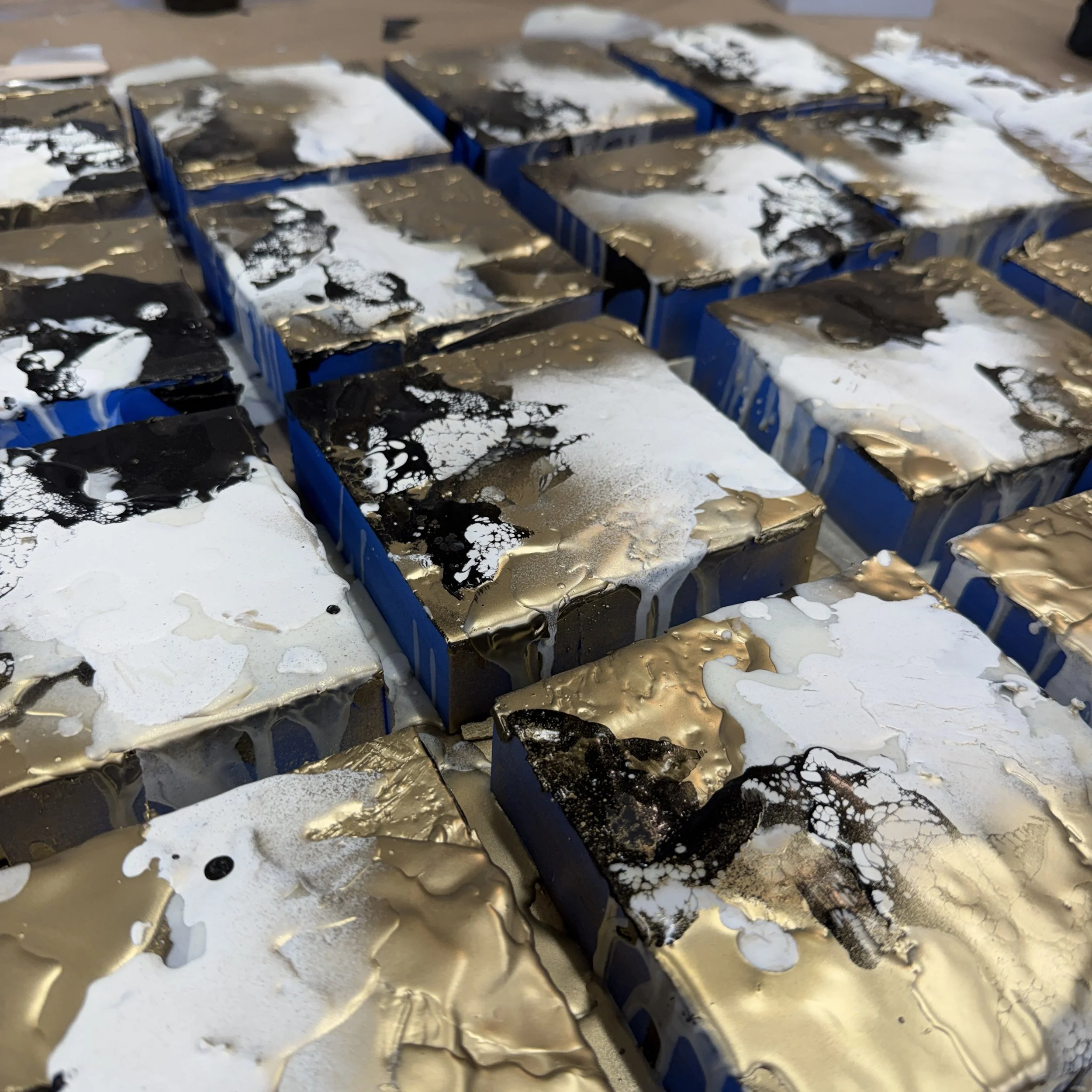 New White & Gold Collectible Smalls, One of a Kind