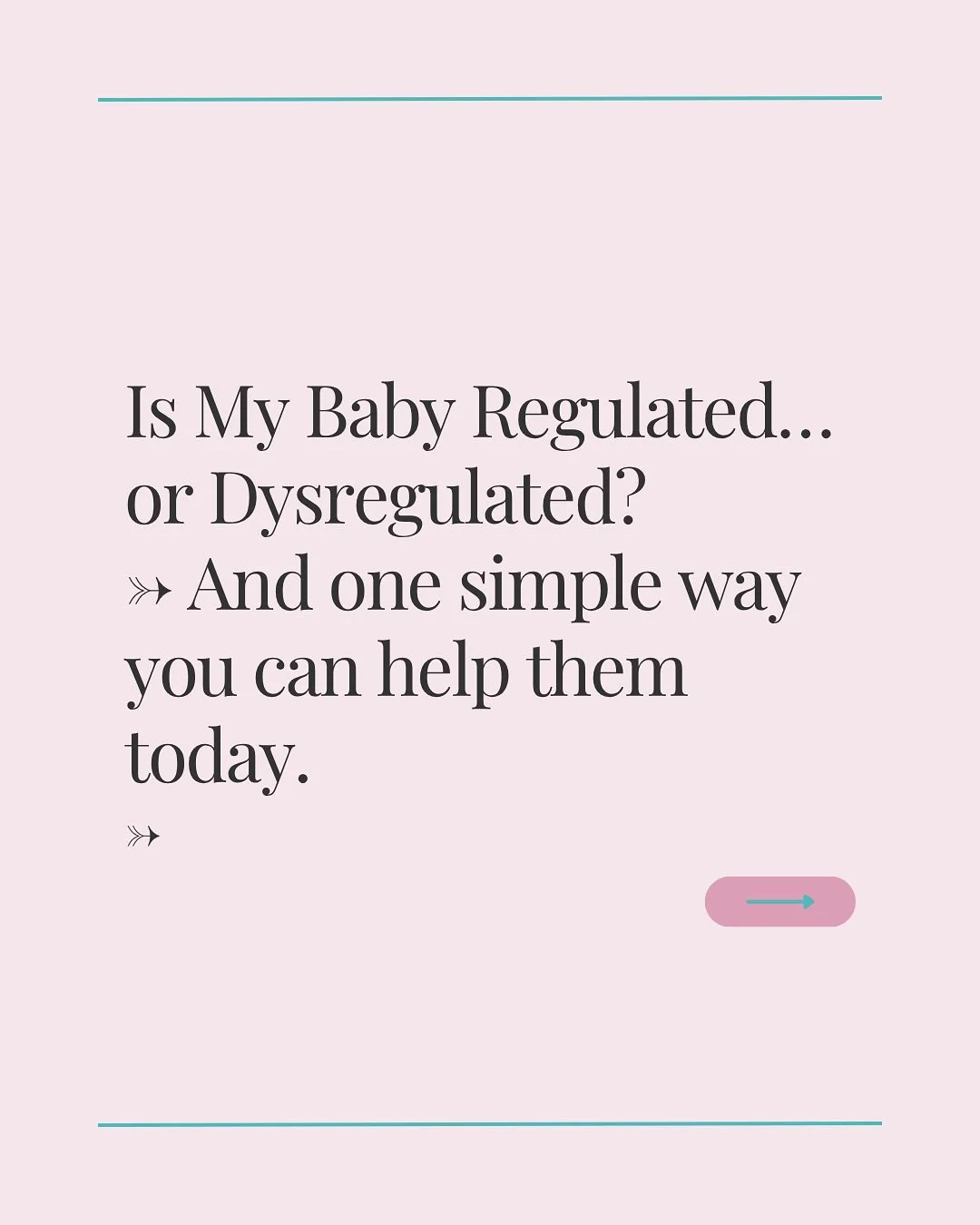 &ldquo;Is your baby well-regulated&hellip; or is their nervous system asking for help?&rdquo;
It&rsquo;s easy to brush off things like frequent spit-up or fussy naps as &ldquo;just a phase&rdquo;&hellip;
But often, those are early signs of a dysregul