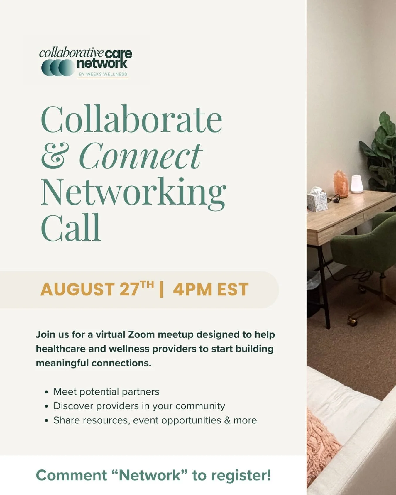 Calling all doulas, lactation consultants, women&rsquo;s health coaches, OB/GYNs, midwives, therapists, fitness professionals, and anyone who supports women&rsquo;s health! 👋

We&rsquo;re bringing together like minded professionals for a networking 