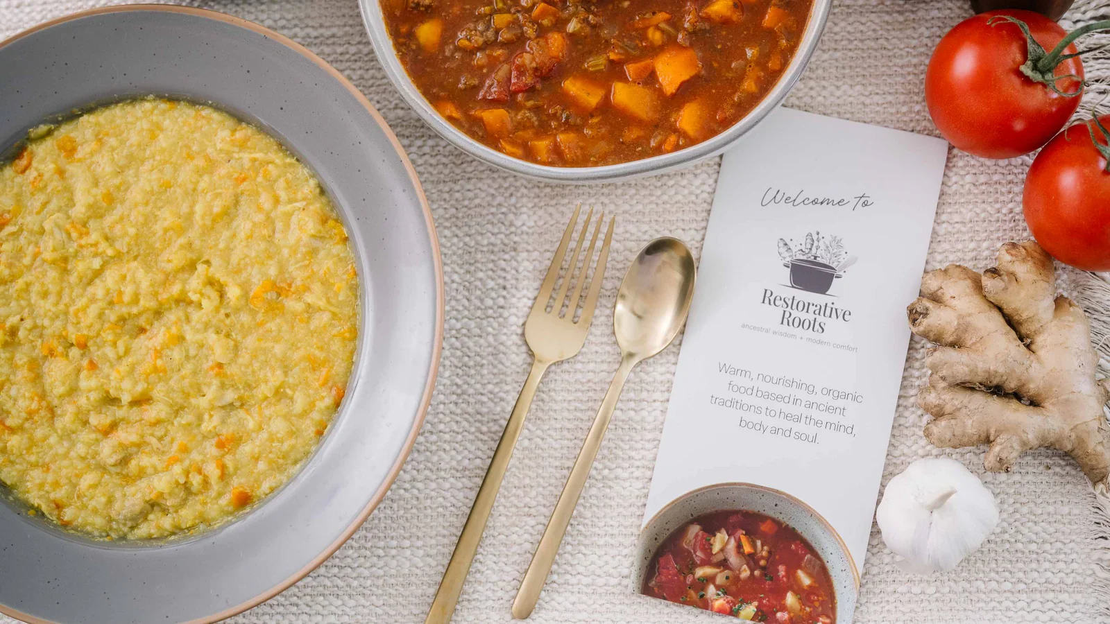 Warm hearty meals for postpartum recovery