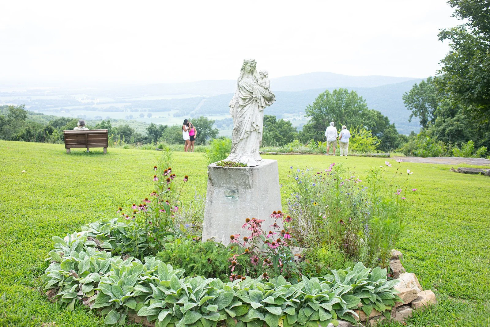 Statue of Mary at St. Mary's Sewanee Retreat Center and Mountain View