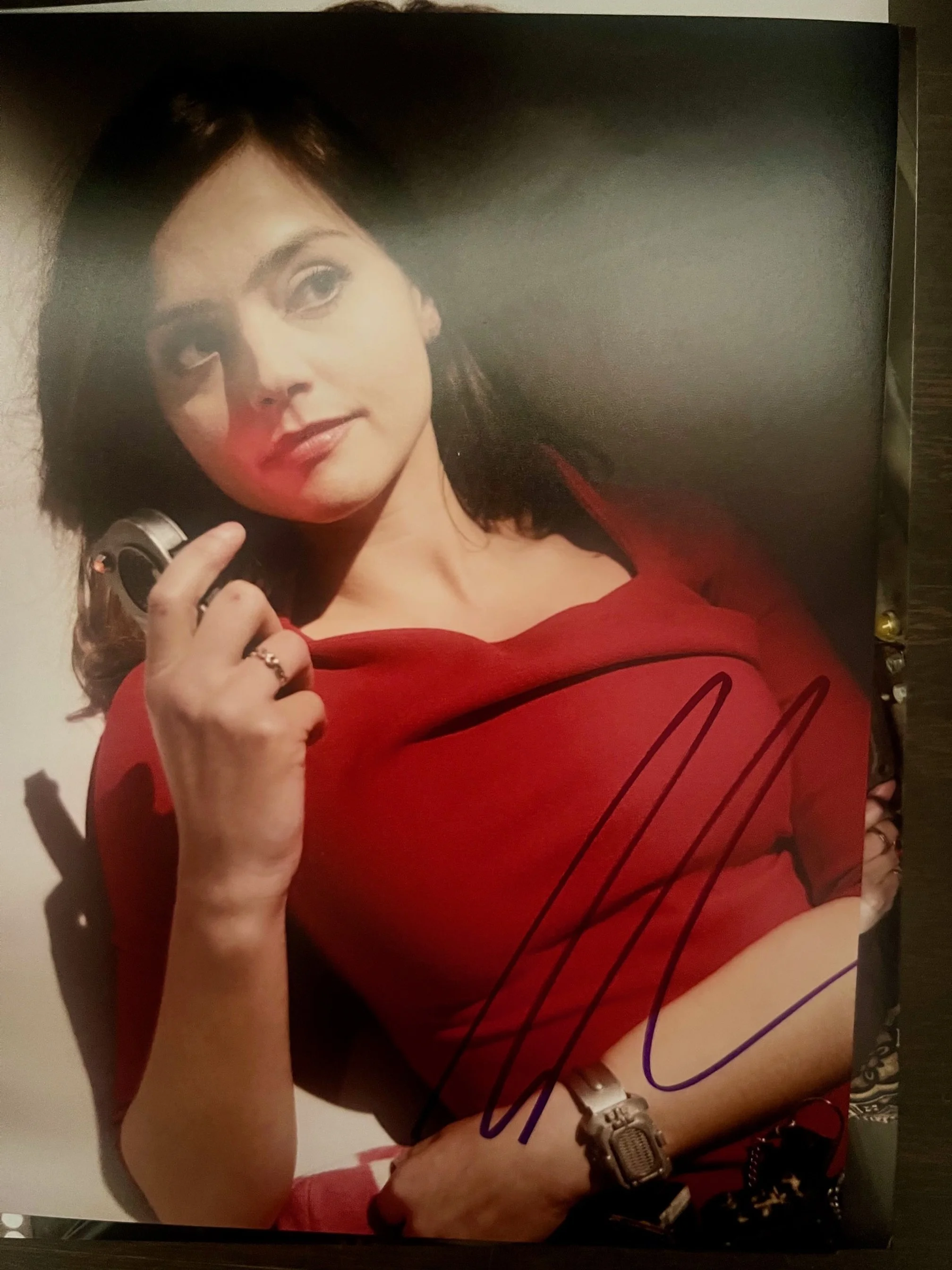 Jenna Coleman Doctor Who Signed 8x10