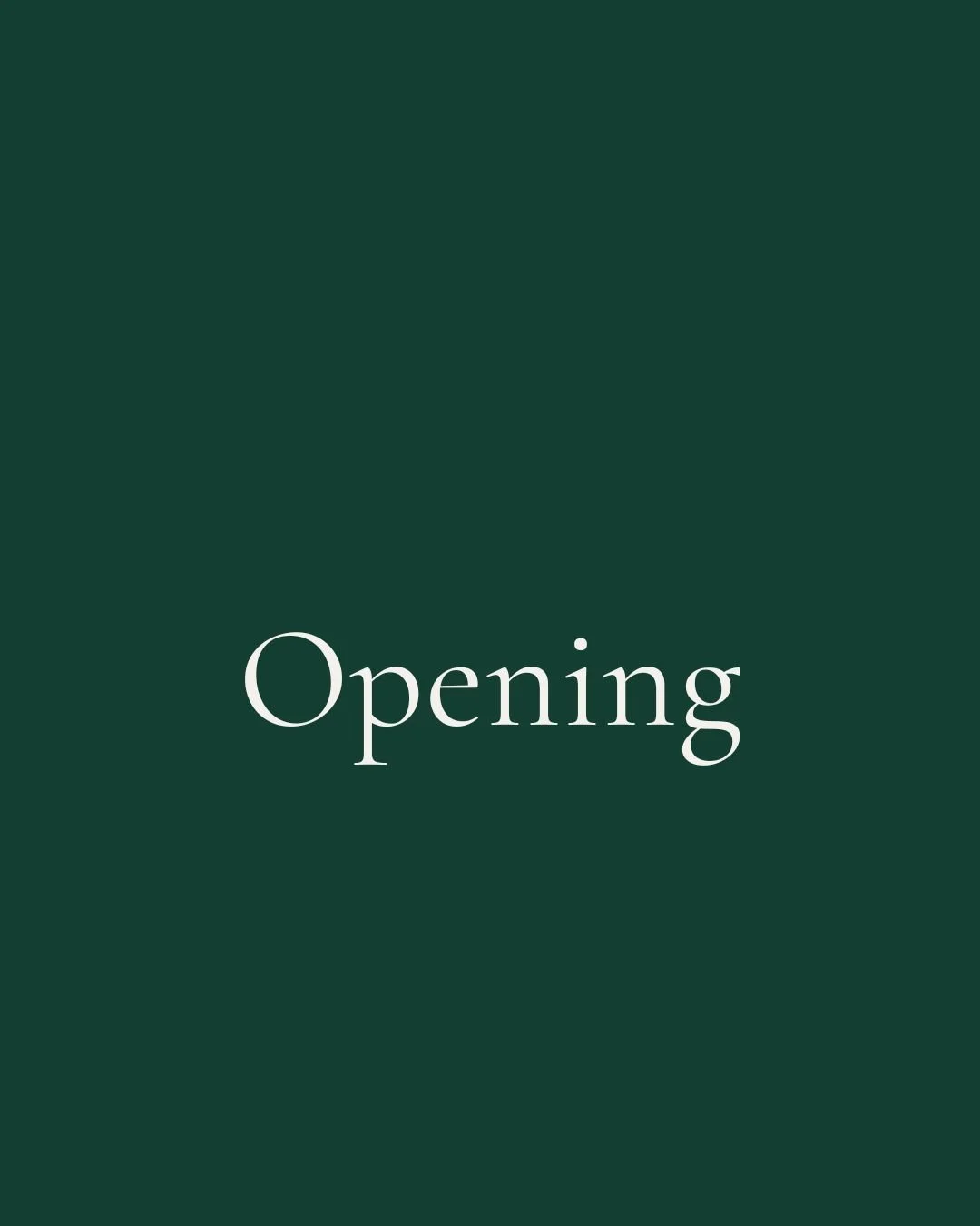 The One About Opening
