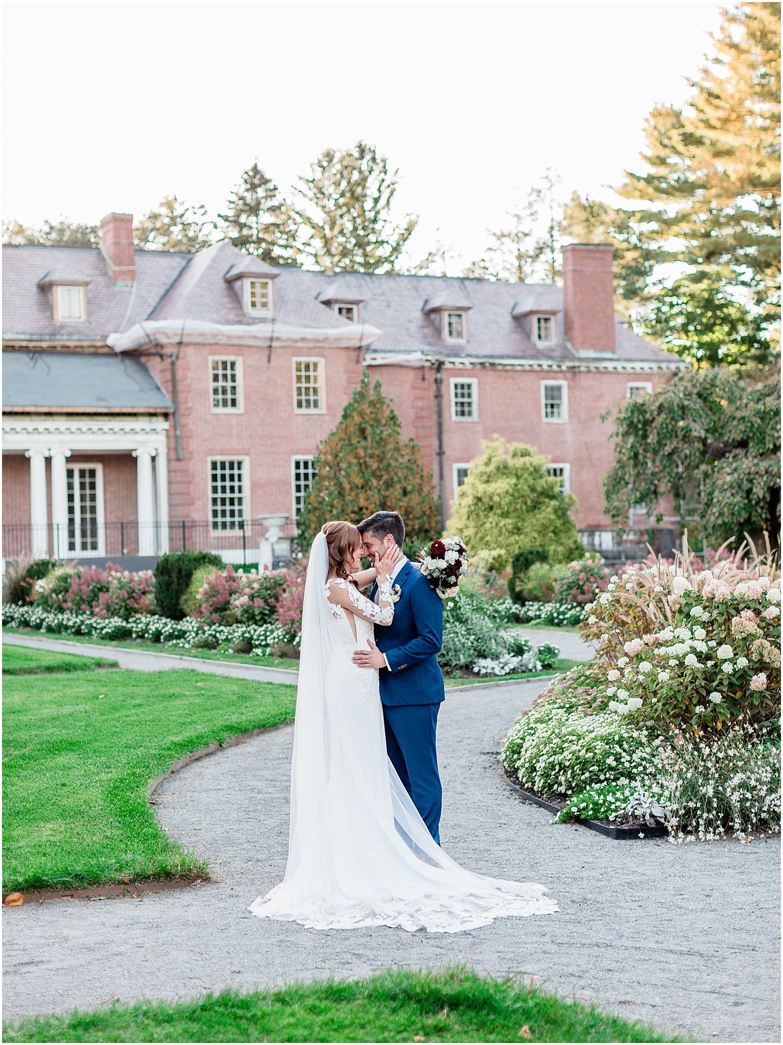 A Fall Wedding at The Gardens at Elm Bank | Boston Film Wedding Photographer