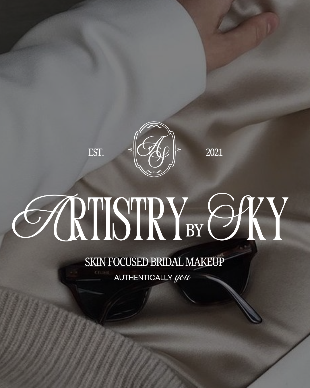 Website in a Day for bridal makeup artists and hair stylists | Natalie Faith Design