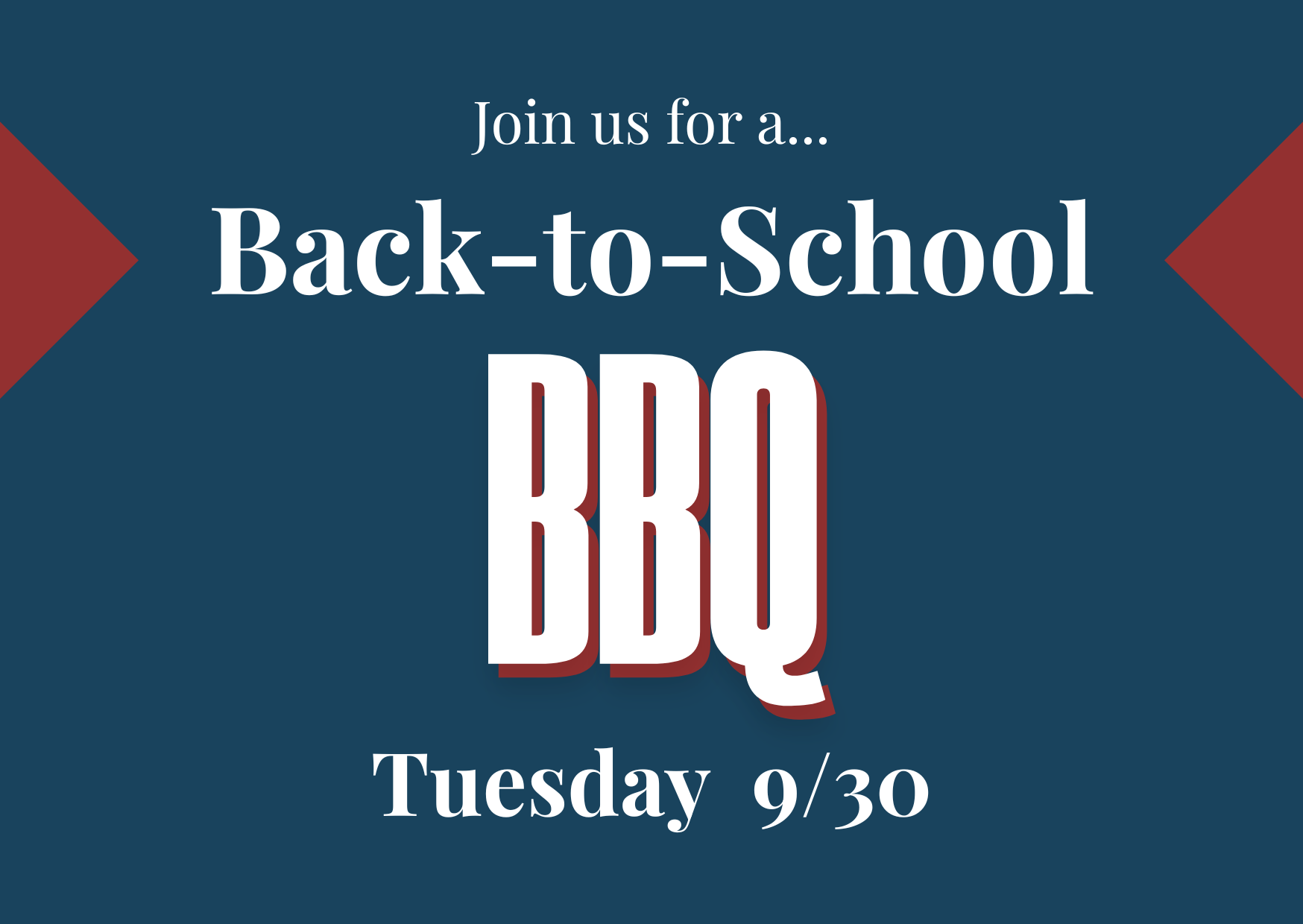 Back-to-School BBQ