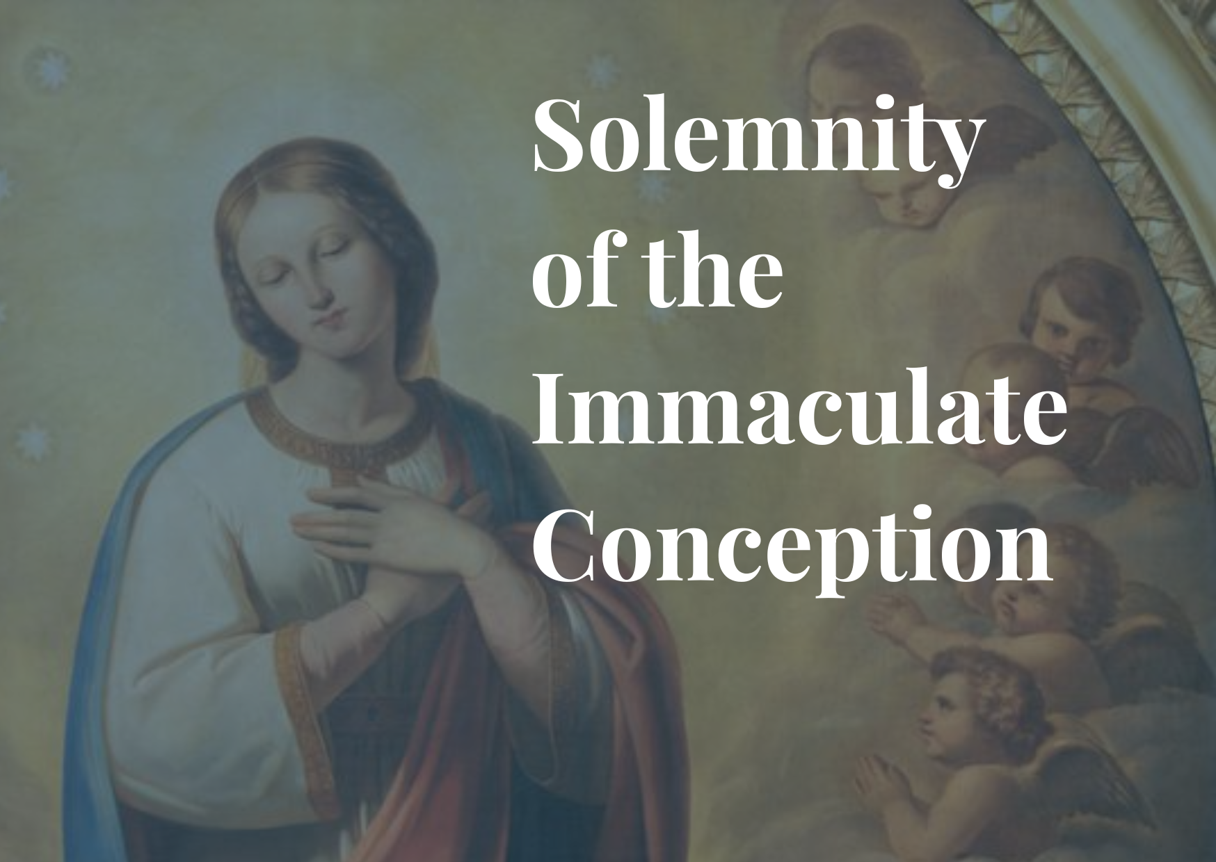 Solemnity of the Immaculate Conception Luncheon