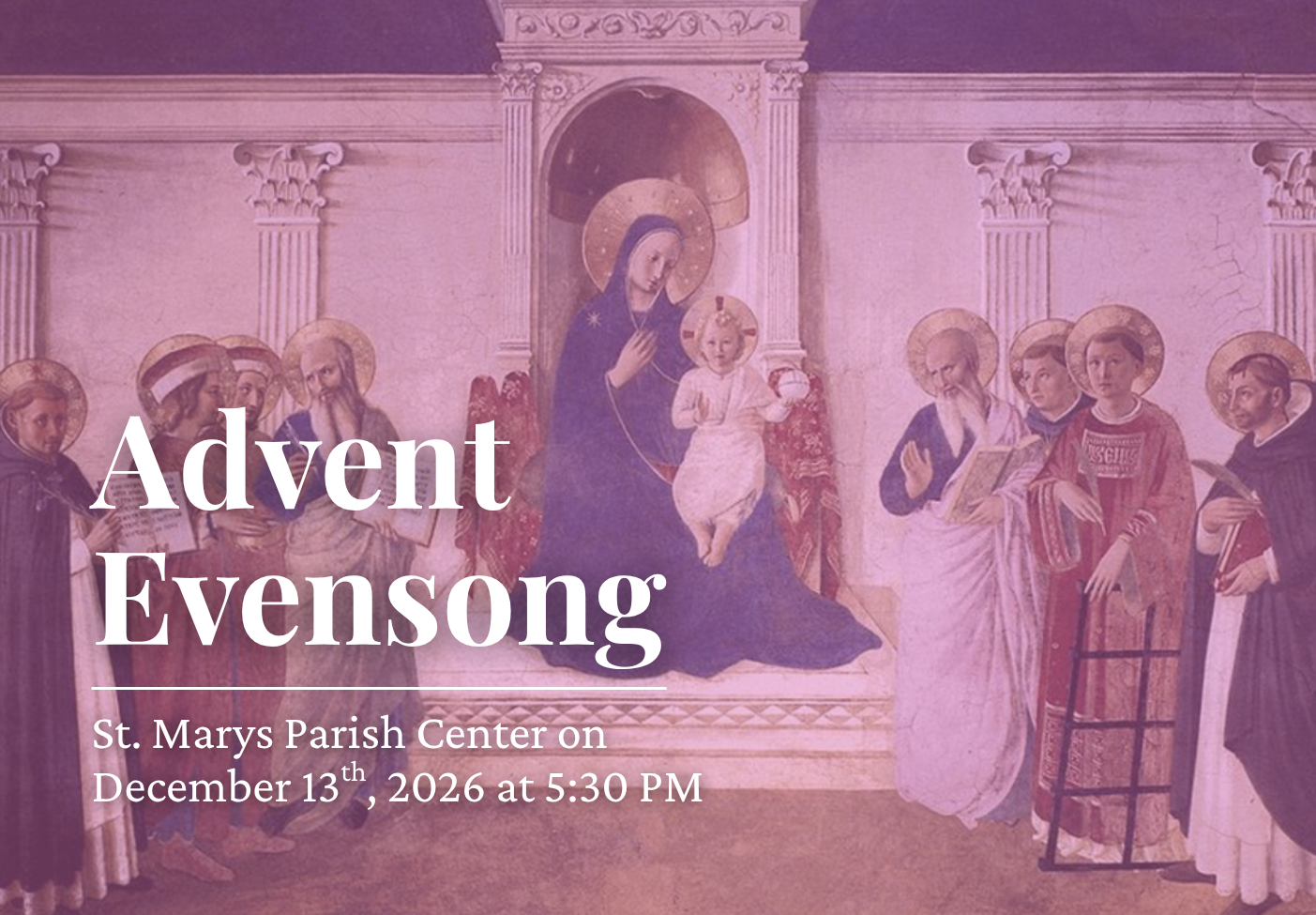 Advent Evensong