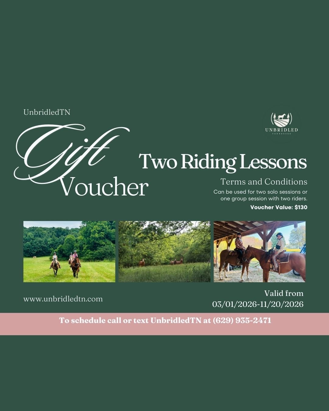 Two Session Gift Certificate