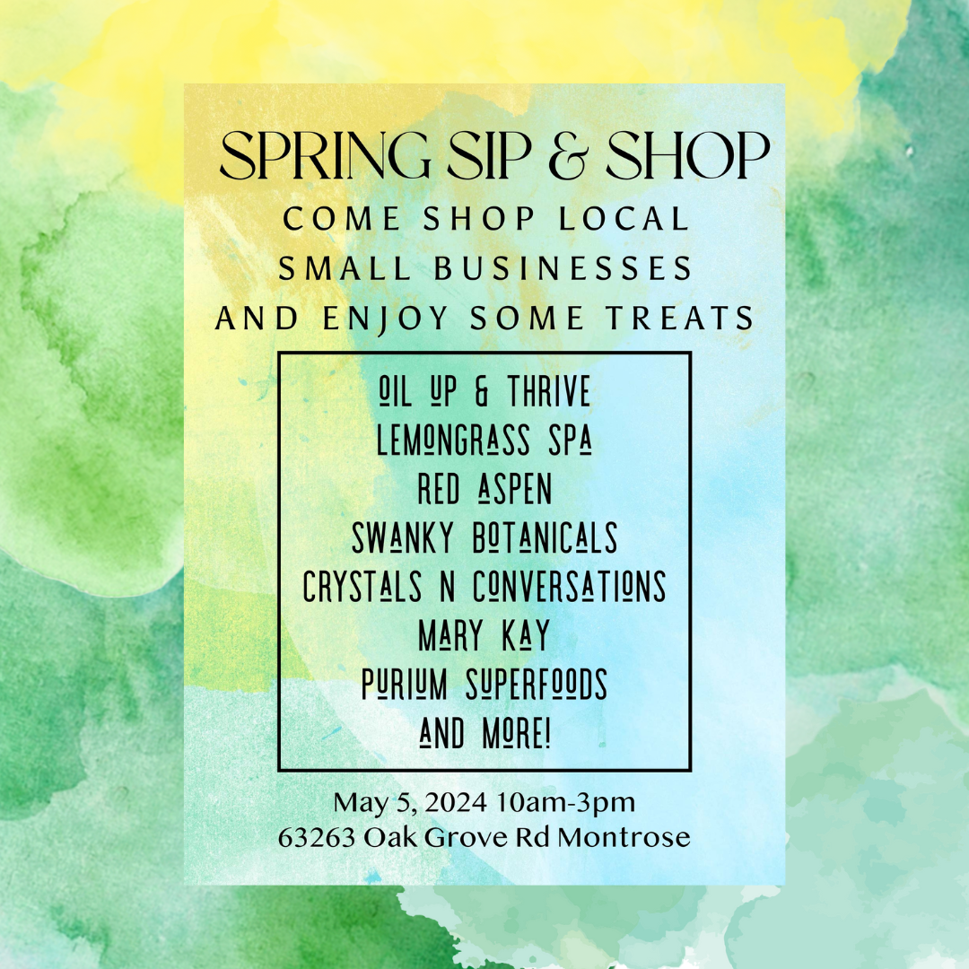 Spring Sip & Shop