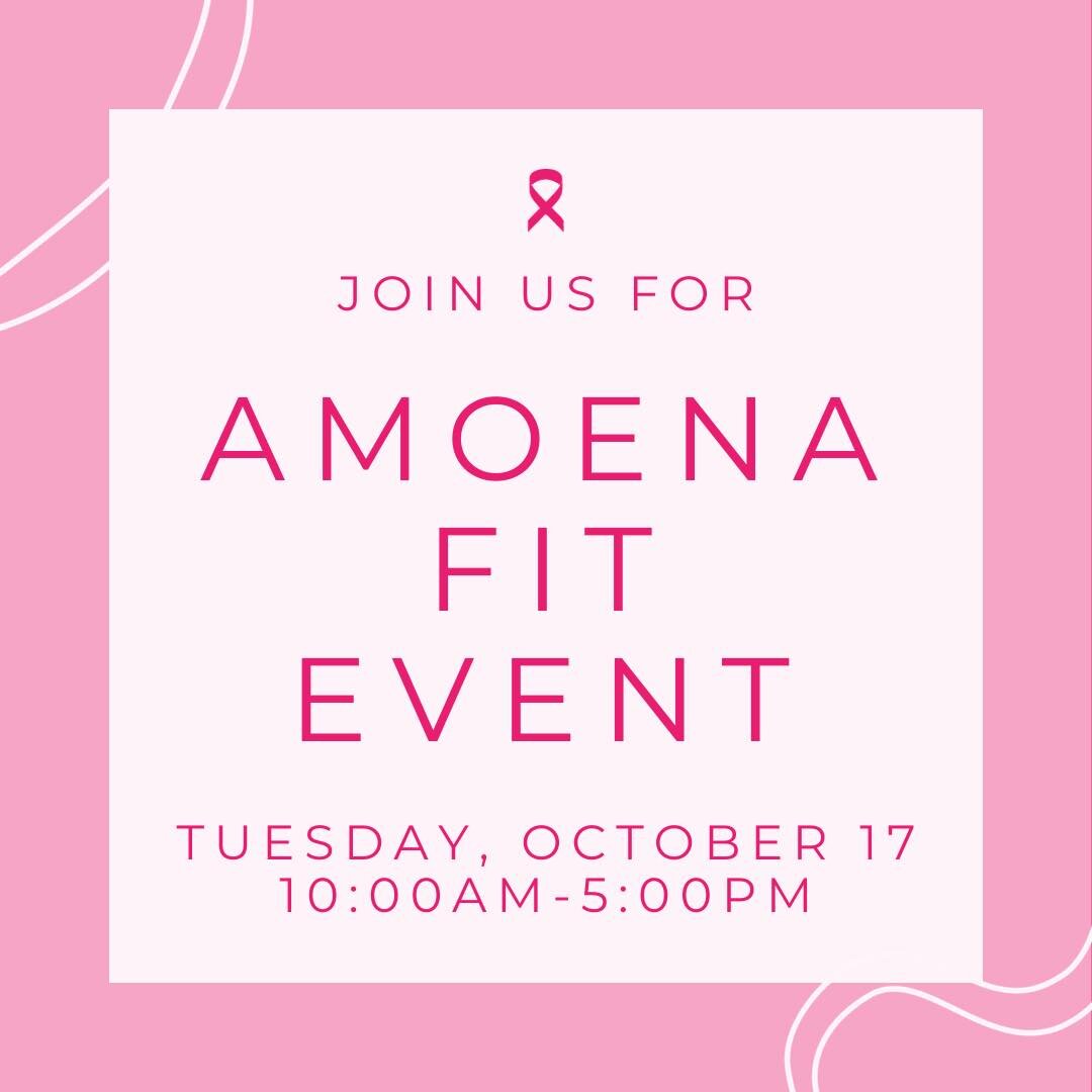 You are invited to our Amoena Fit Event on Tuesday, October 17th at Feminine Forms! We are so excited to welcome Amoena representative Natalie Moore, who will be with us all day for fittings. We also will have giveaways through the day. Invite a frie