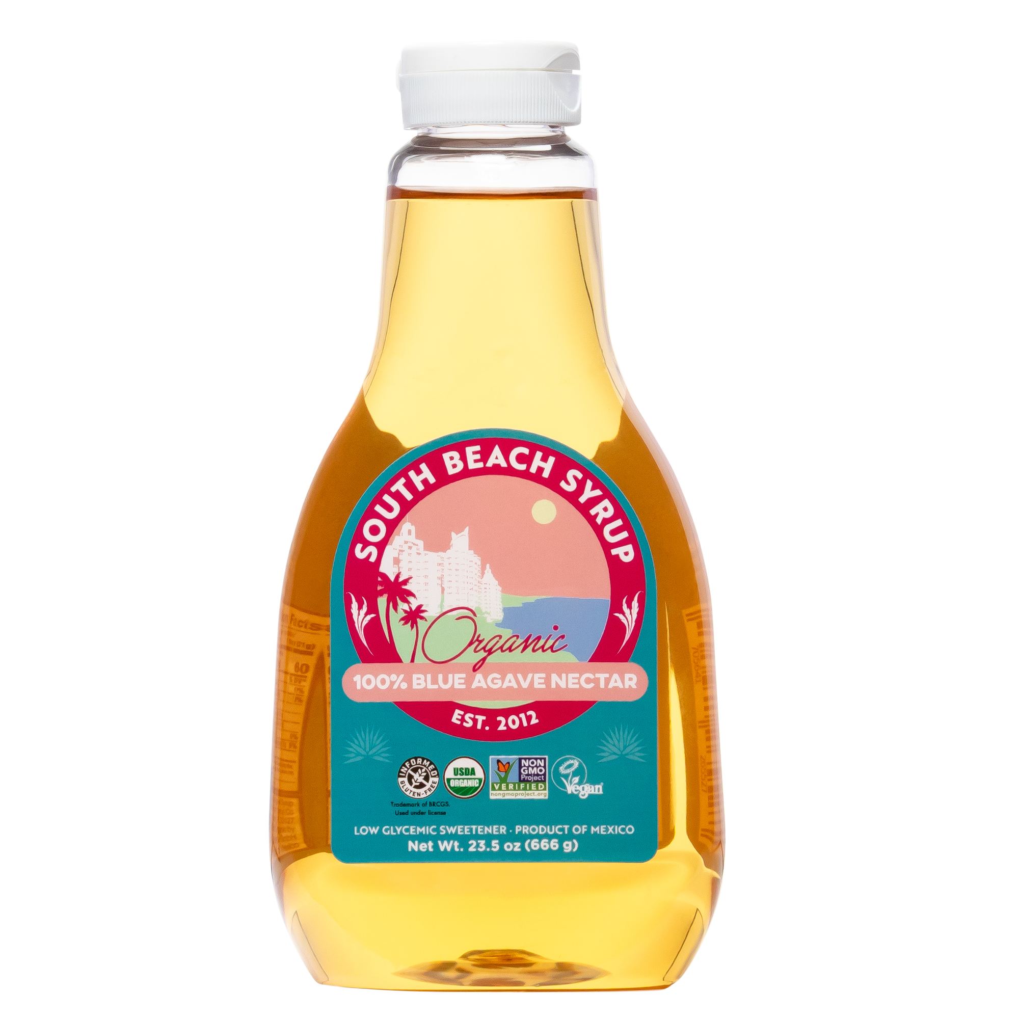 23.5 oz Organic, 100% Blue Agave Syrup