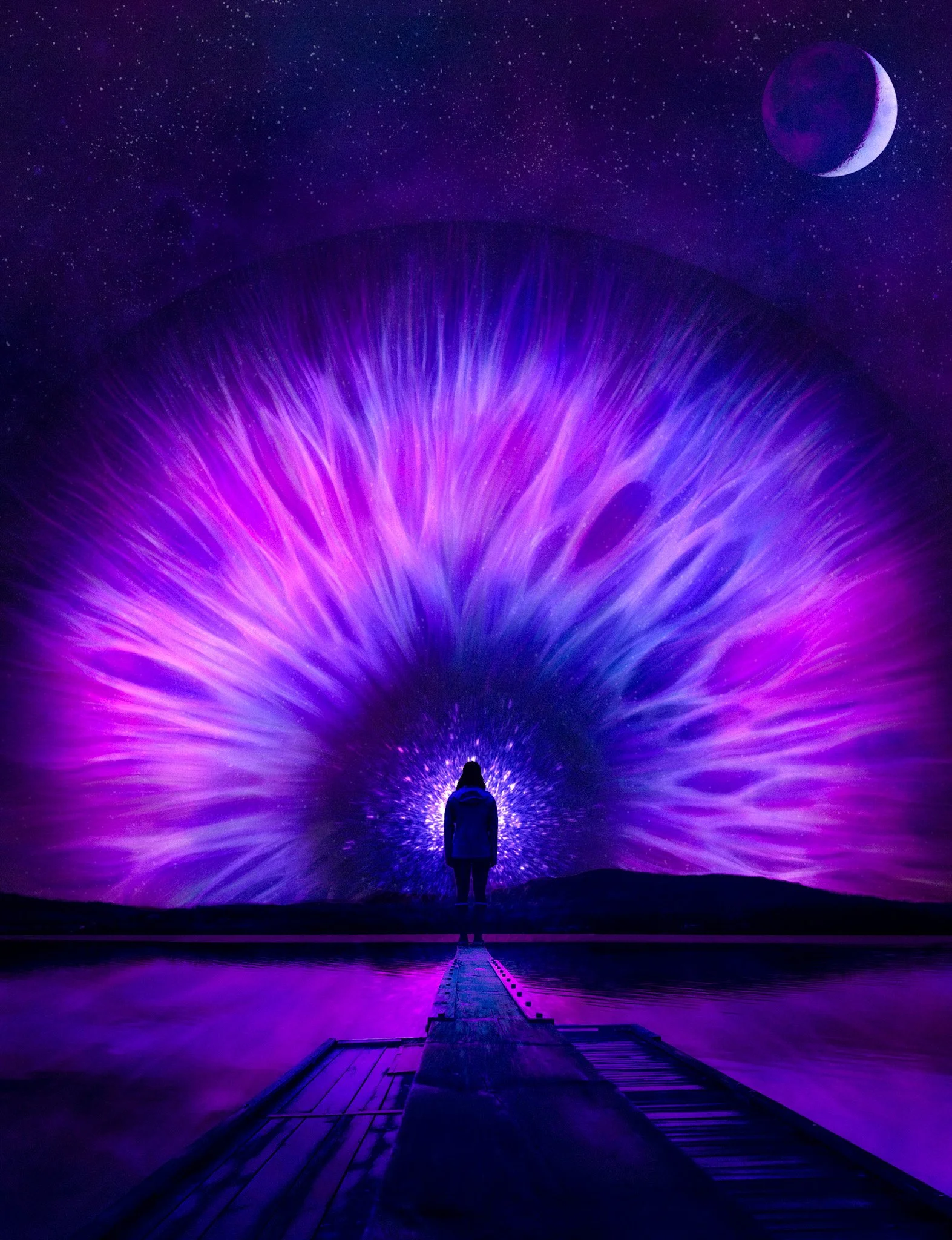 The Call 14"x18" Signed Framed Fine Art Print