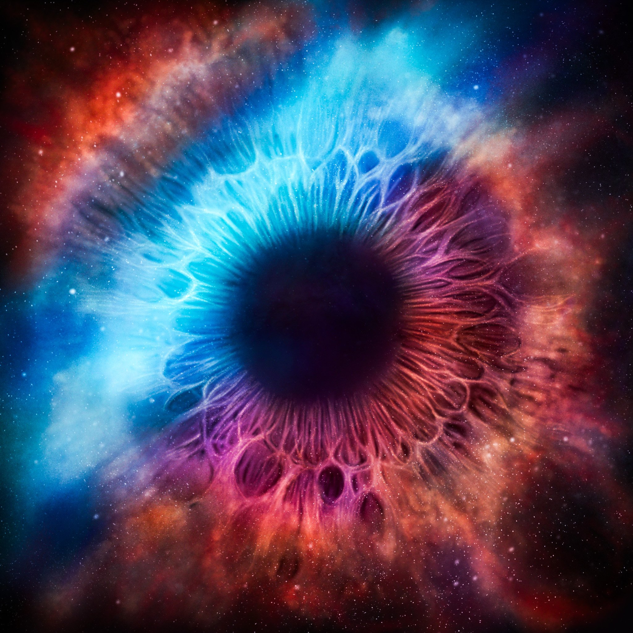 Inner Pulsar 12"x12" Signed Framed Fine Art Print