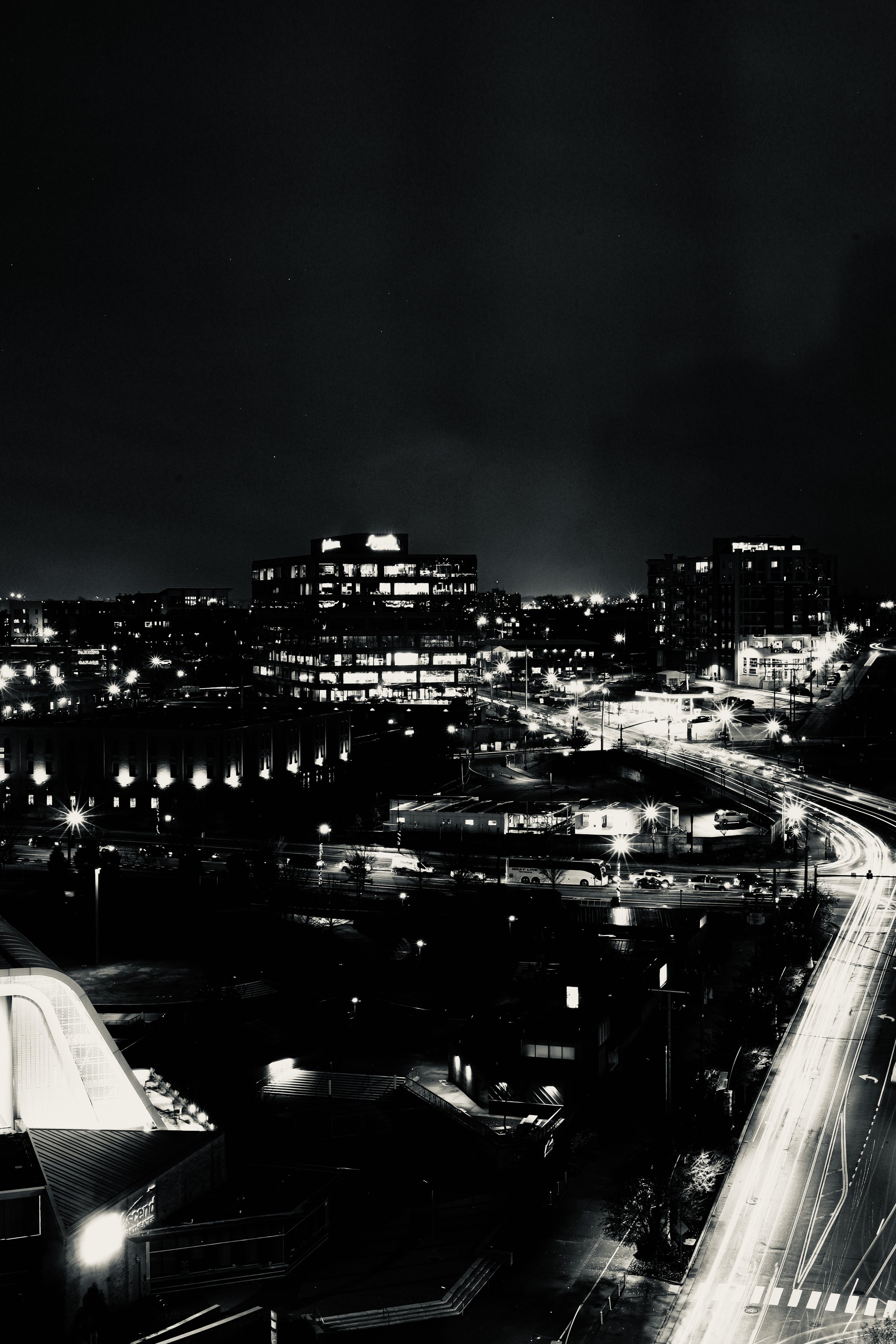 The city lights of night
