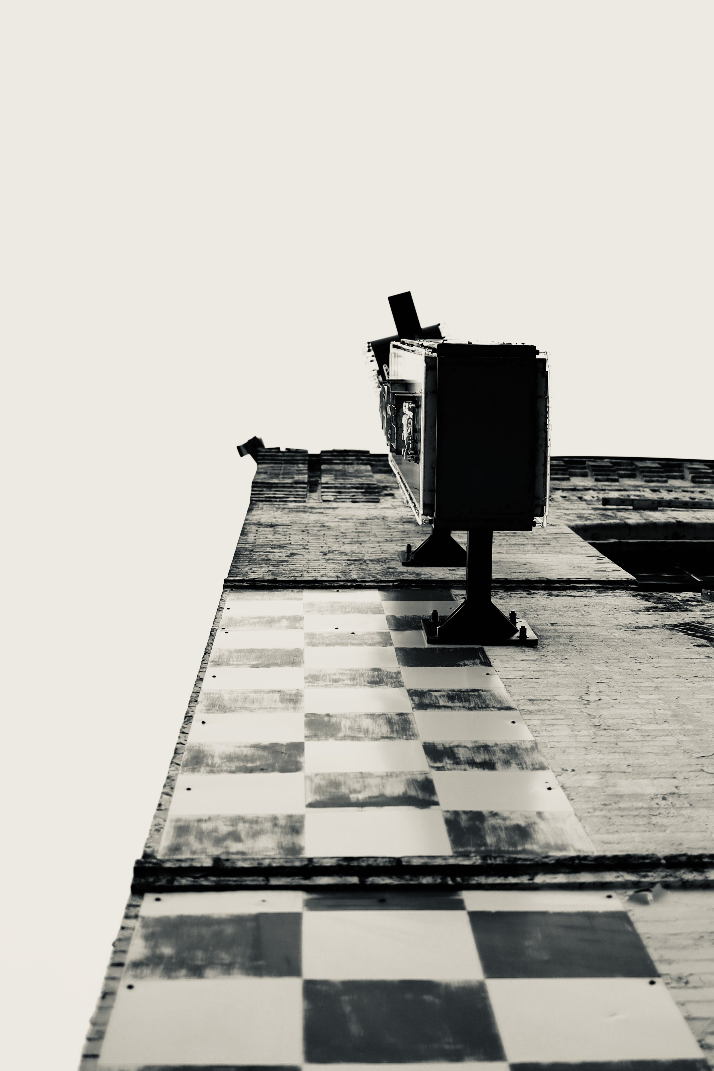 Side of old building on Broadway