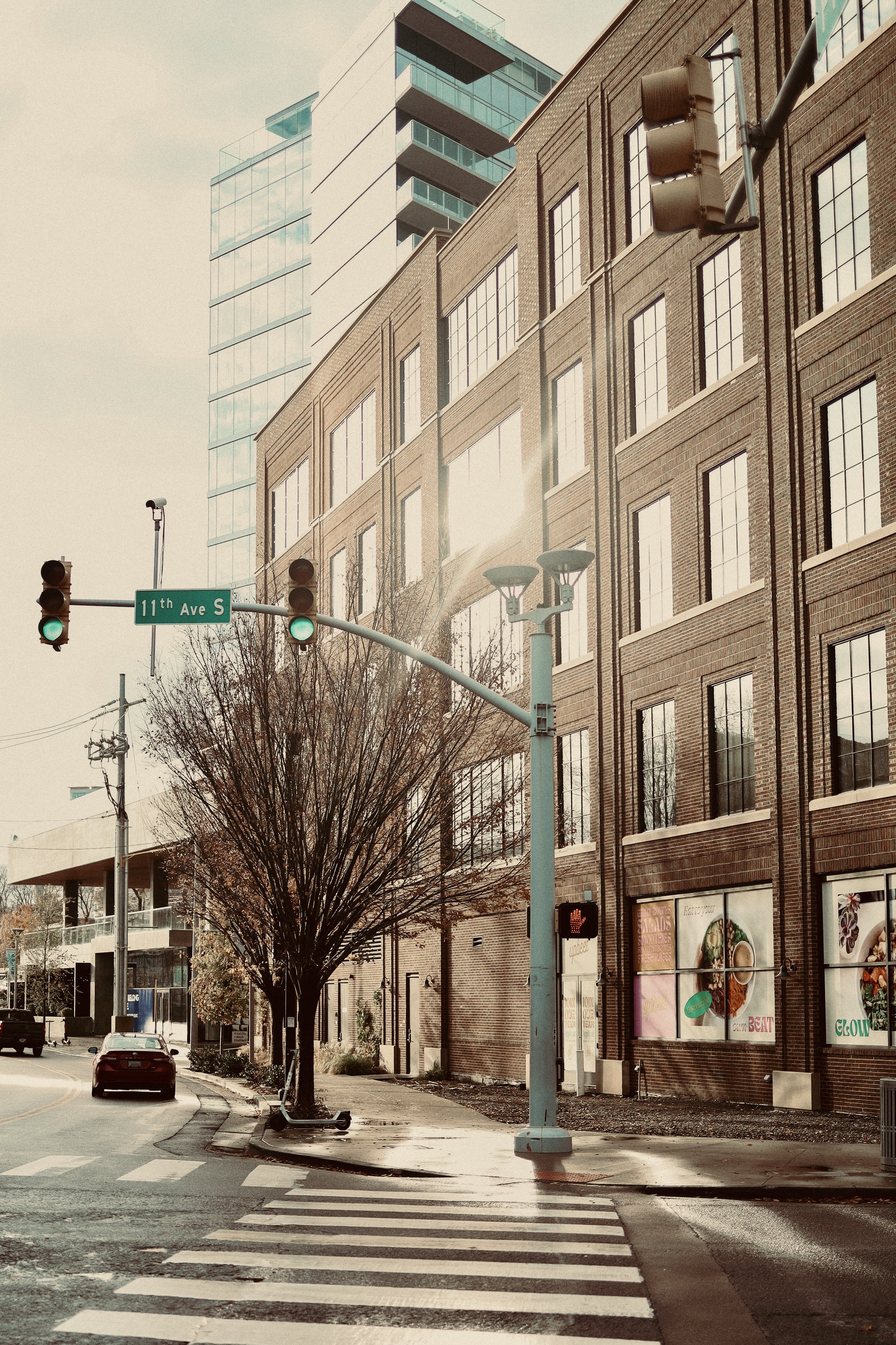 The afternoon sun at the Gulch