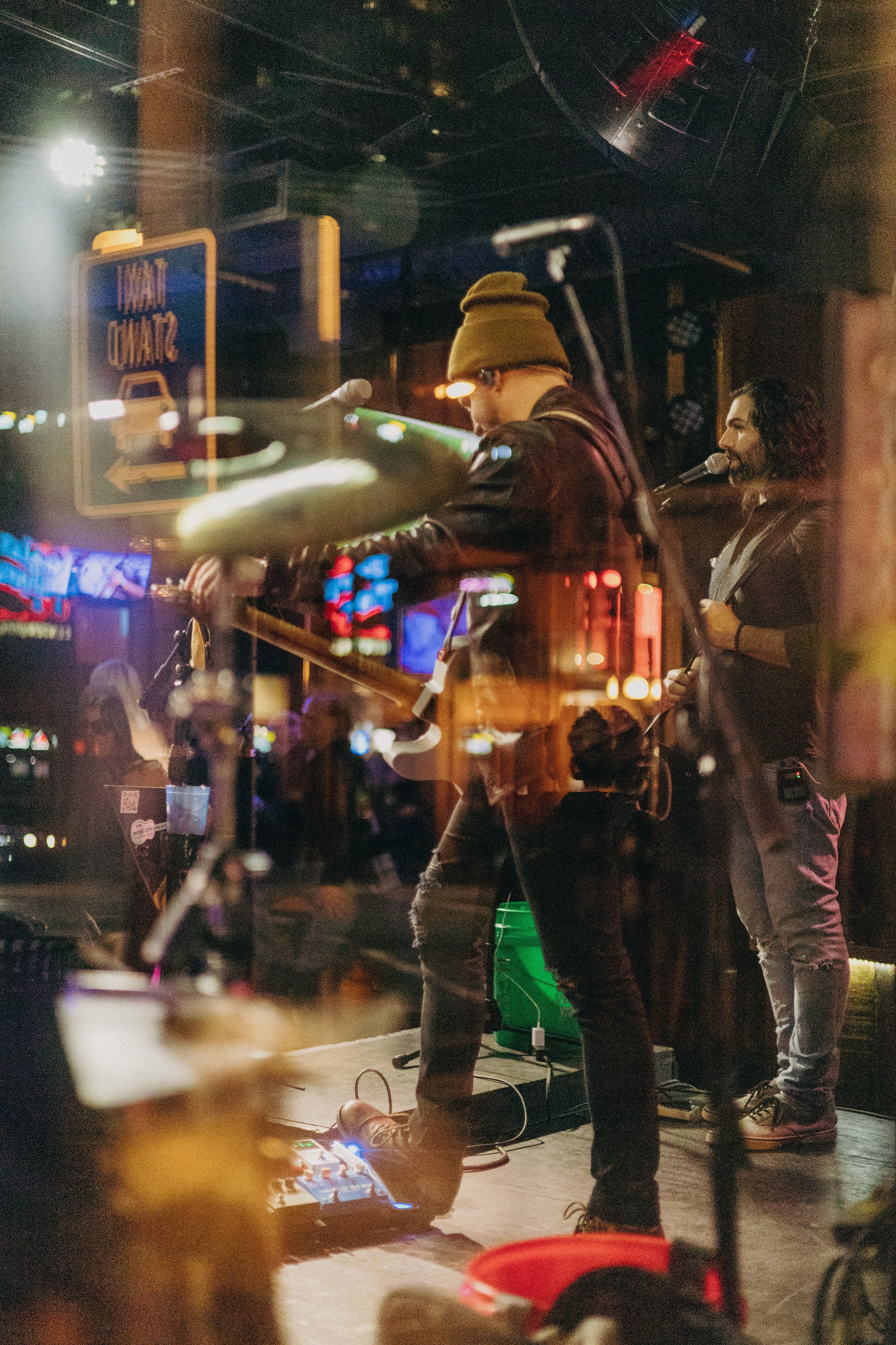 Musicians Getting Ready to Play