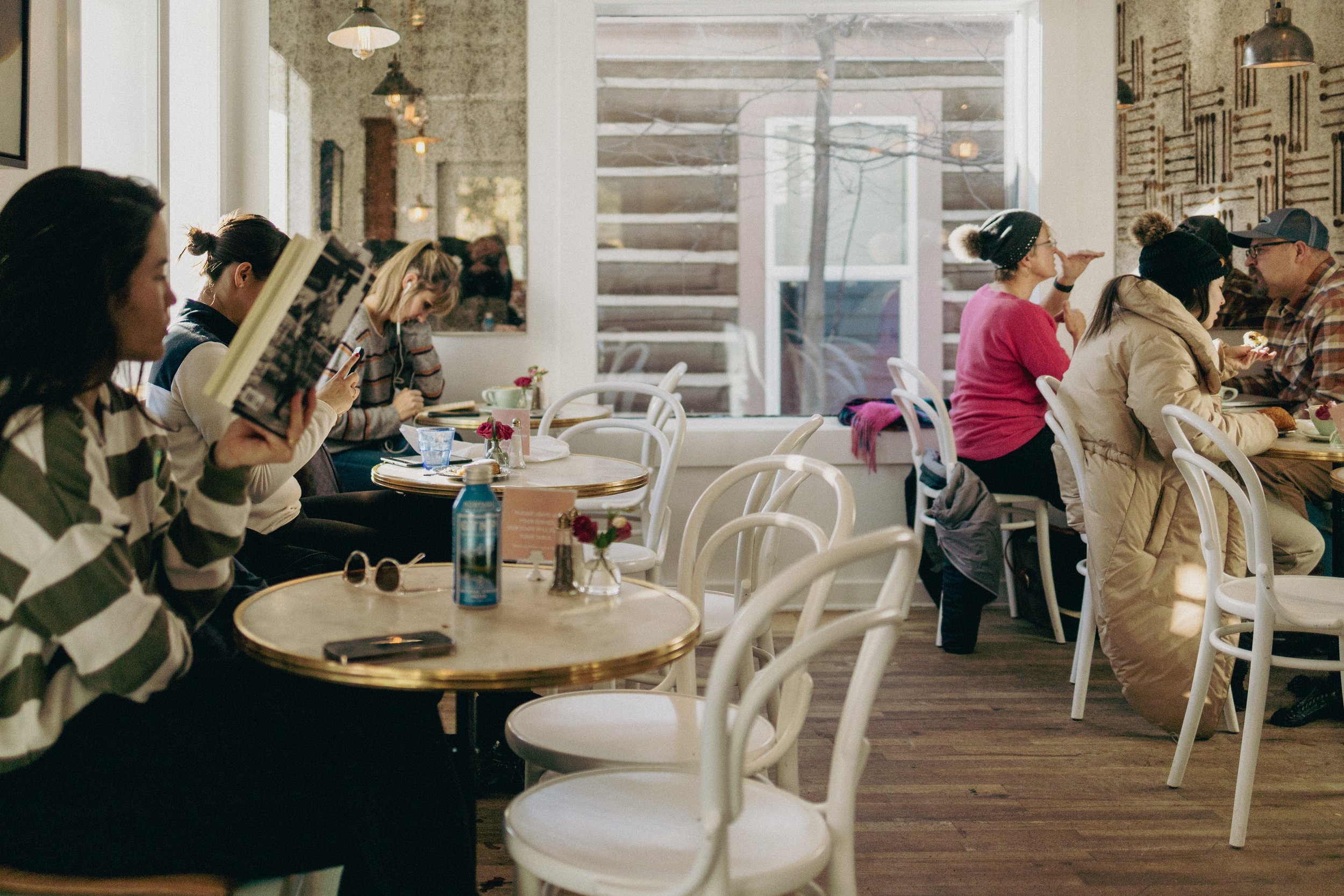 Inside of French Cafe Persephone