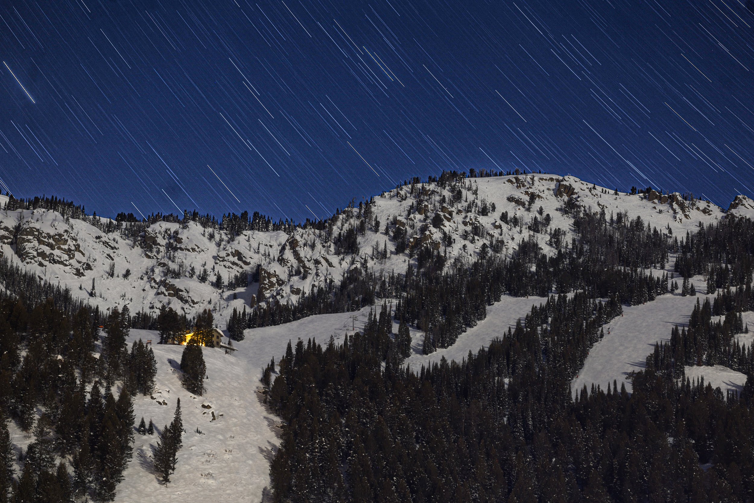 A stary night in the Tetons