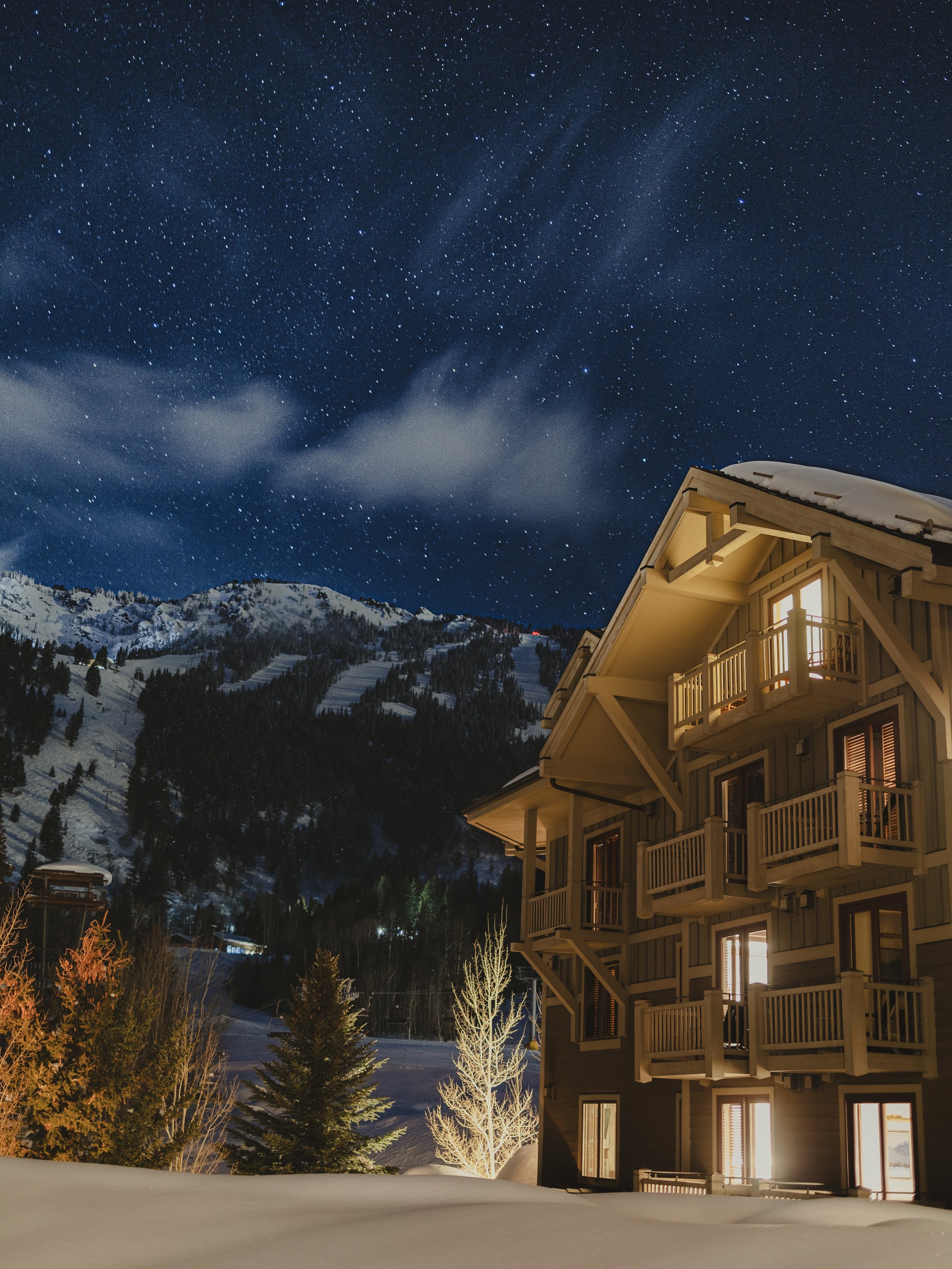 A stary night at the Four Seasons Jackson Hole