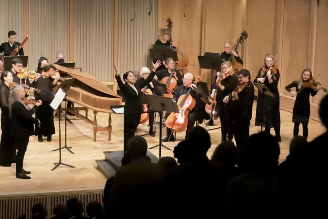 Reuniting with the @renochamberorchestra last month for a Baroque-inspired program was such a joy! 
It was a full week of music making and community events including a visit to UNR&rsquo;s orchestra and learning institute, and a sweet event where I g