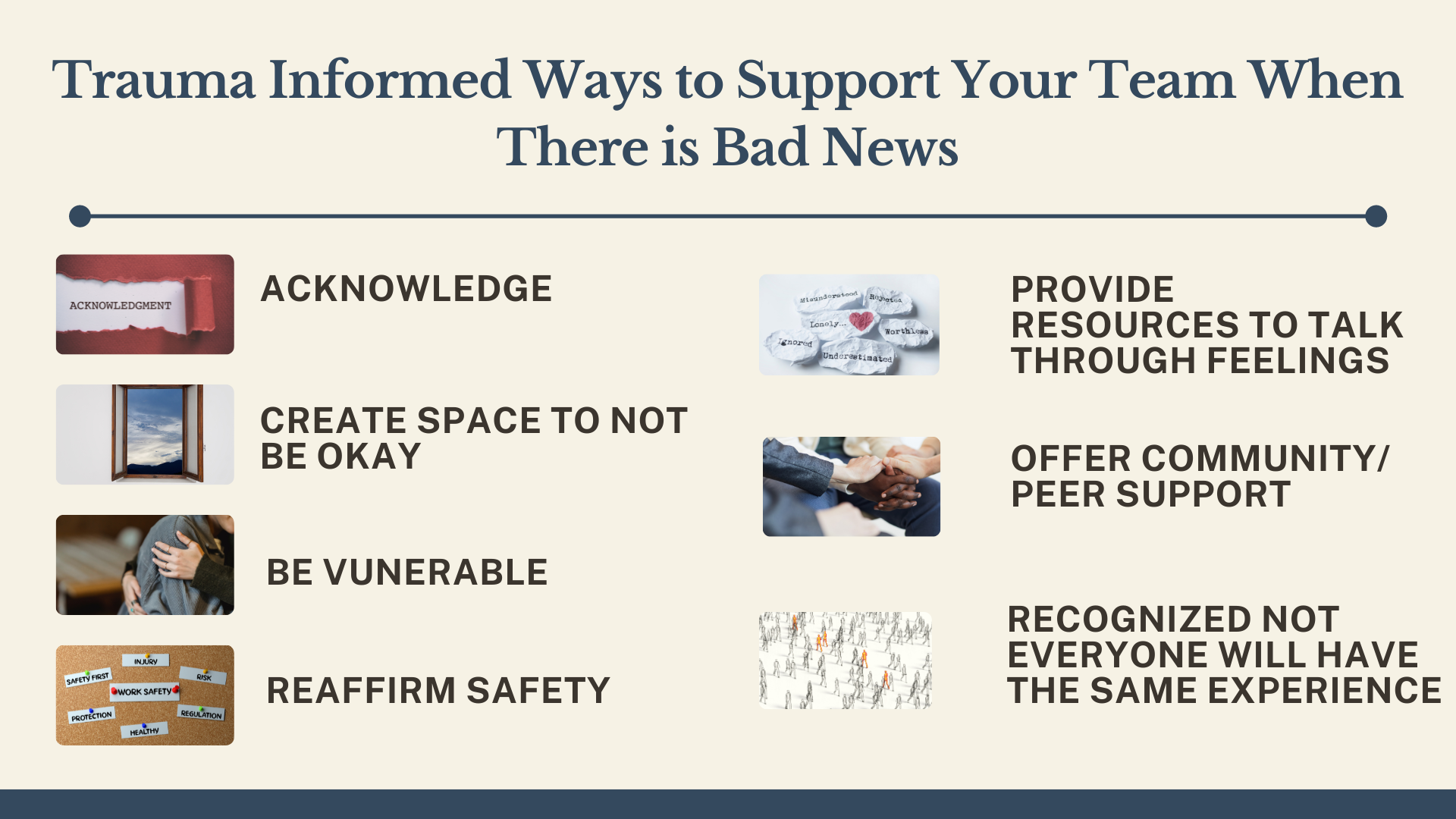 Trauma Informed Ways to Support Your Team When there is Bad News — The ...