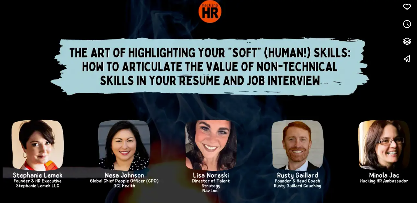 Hacking HR Panel- The Art of Highlight Your "Soft" Skills
