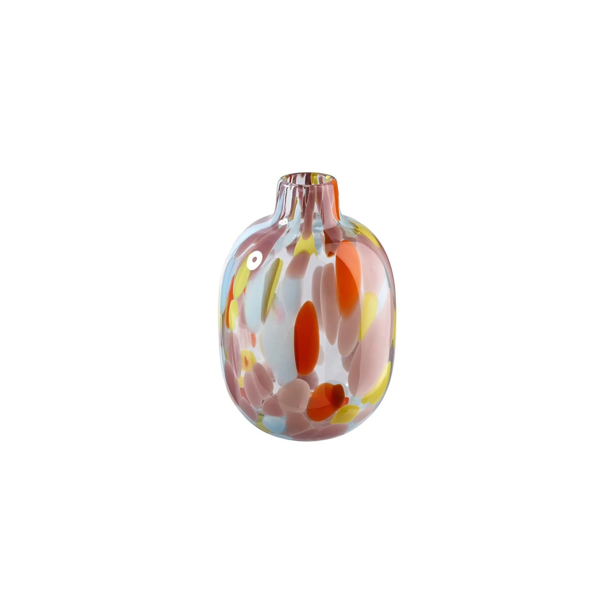 Glas  Punkte Vase