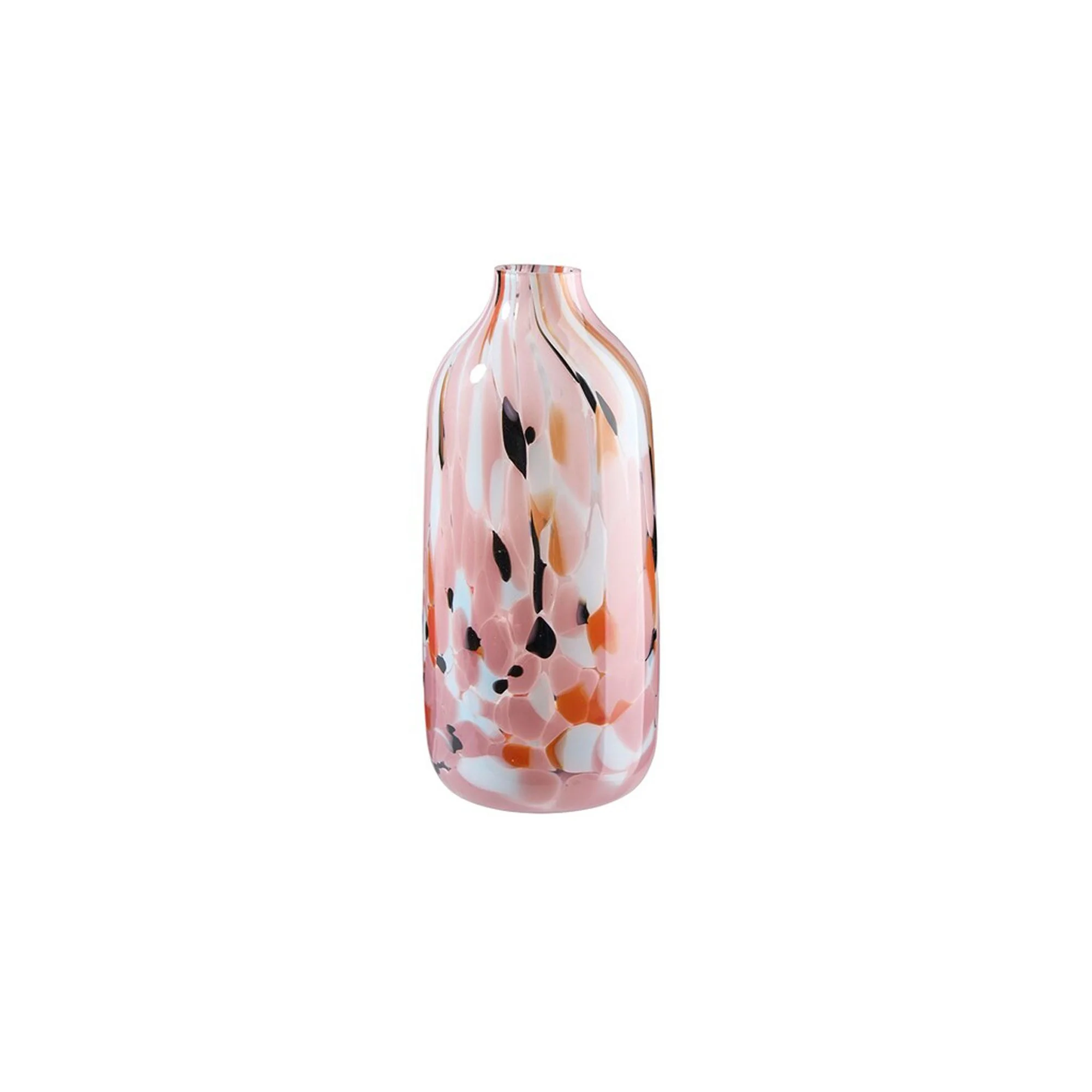 Glas Vase Colordots