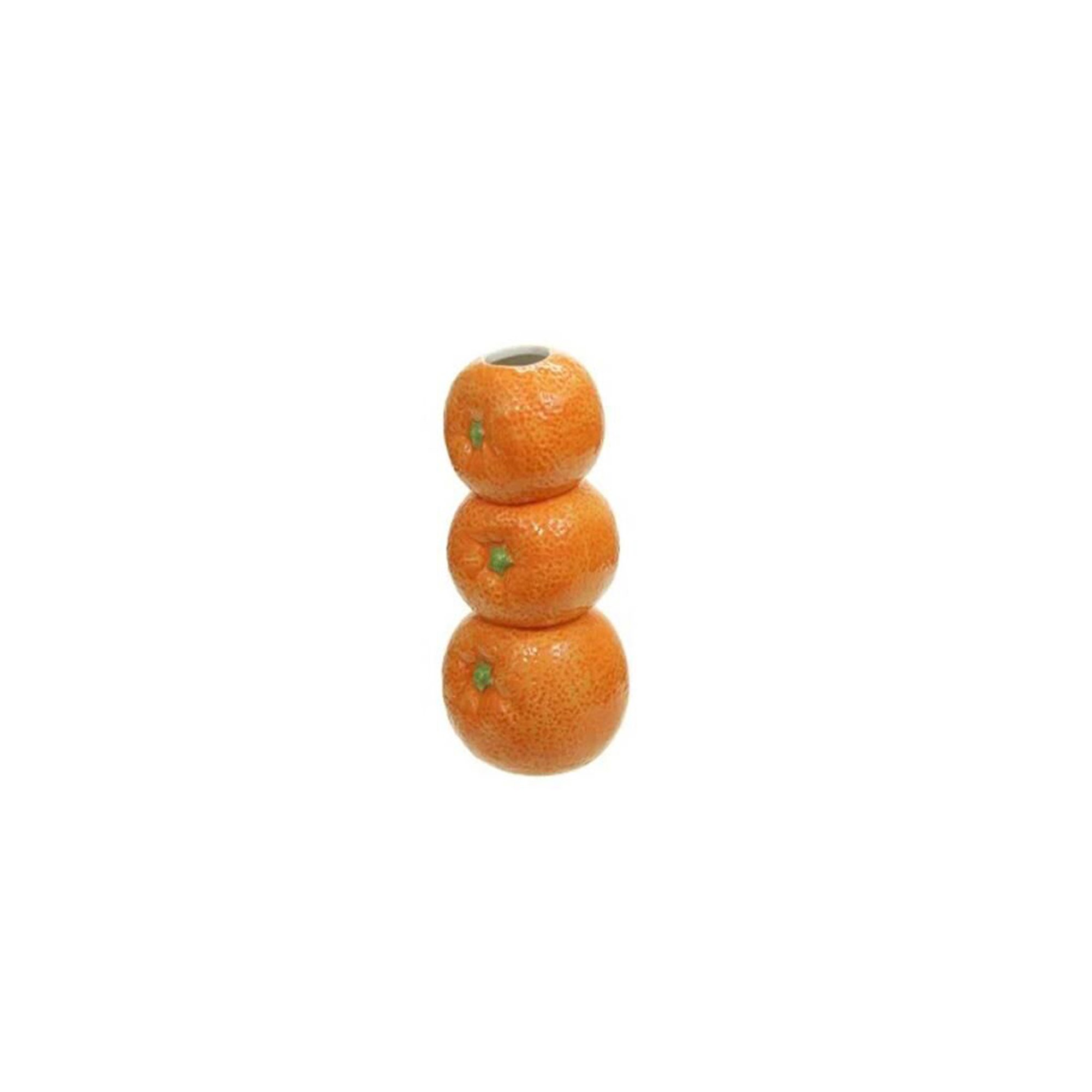 Keramik Orange Vase