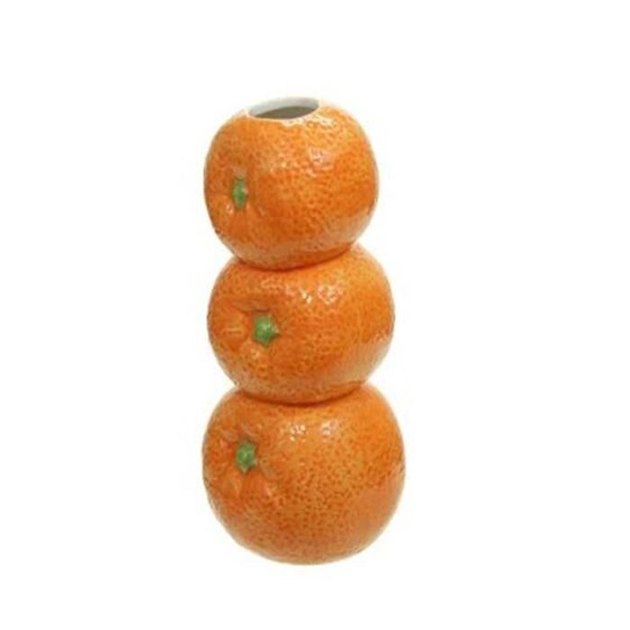 Keramik Orange Vase