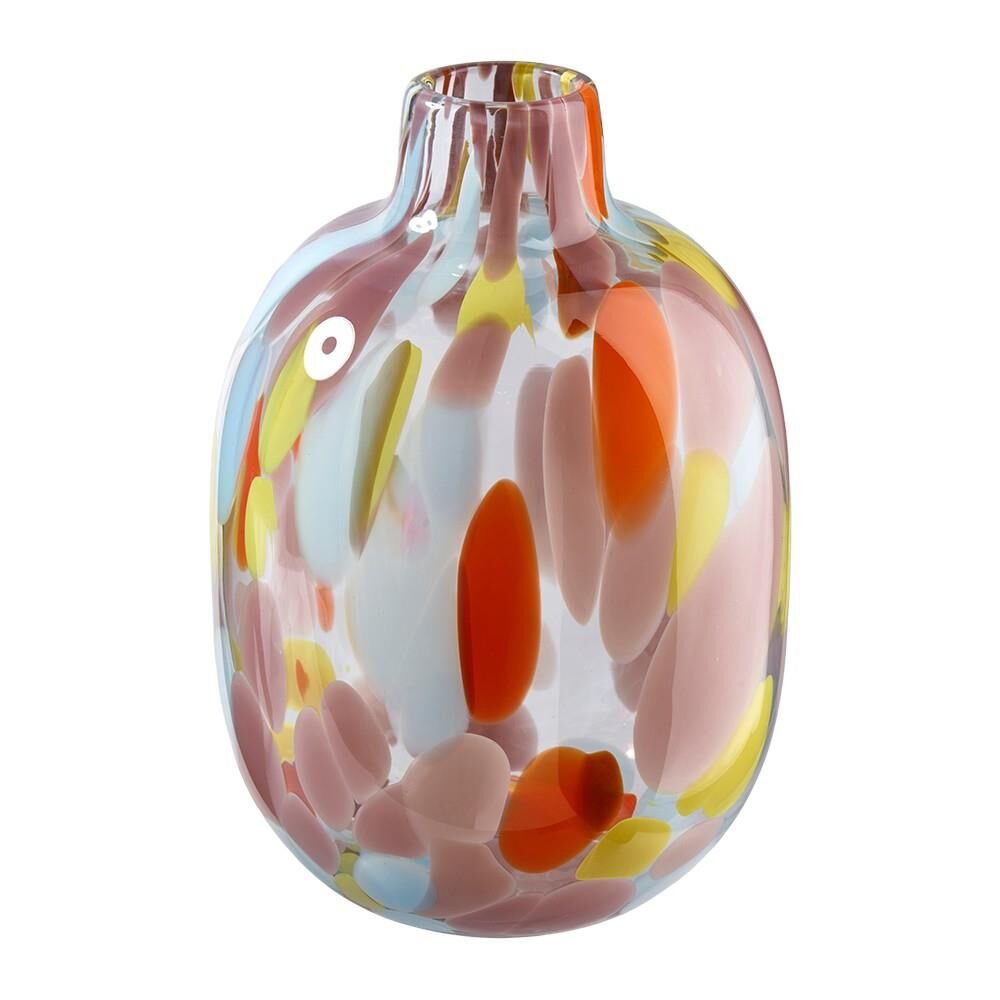 Glas Punkte Vase
