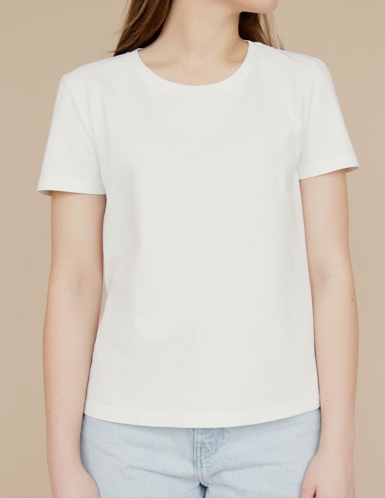 Playeras cuello redondo