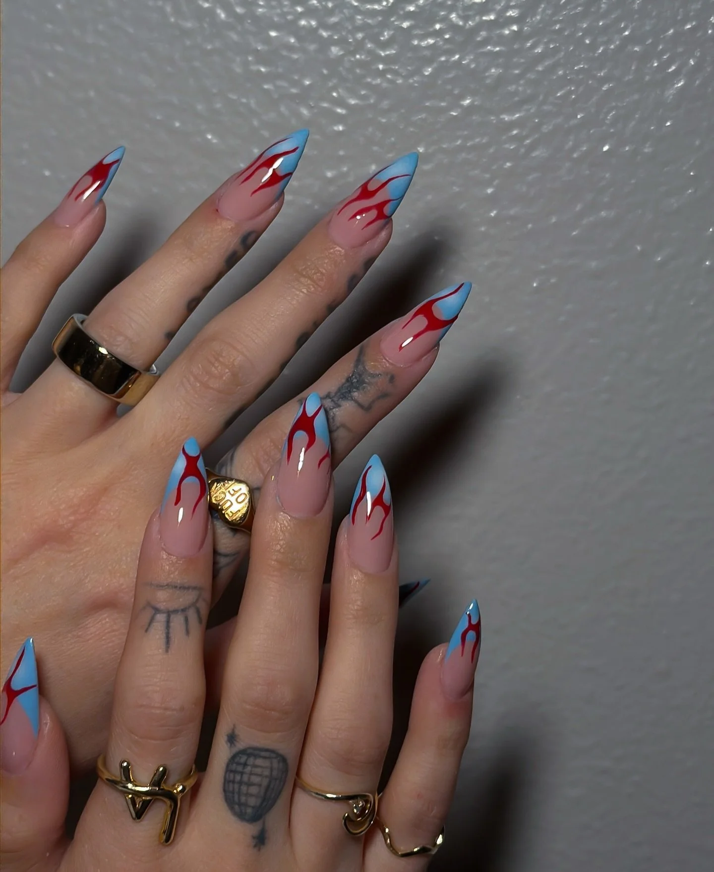 Y2K flames 🔥
Gel-X set with that early 2000&rsquo;s attitude.

📍Los Angeles, CA

Private Studio | appointment only

#arcadiarussianmani #pasadenarussianmanicure #sanmarinorussianmani #monroviarussianmani #serriamadrerussianmani