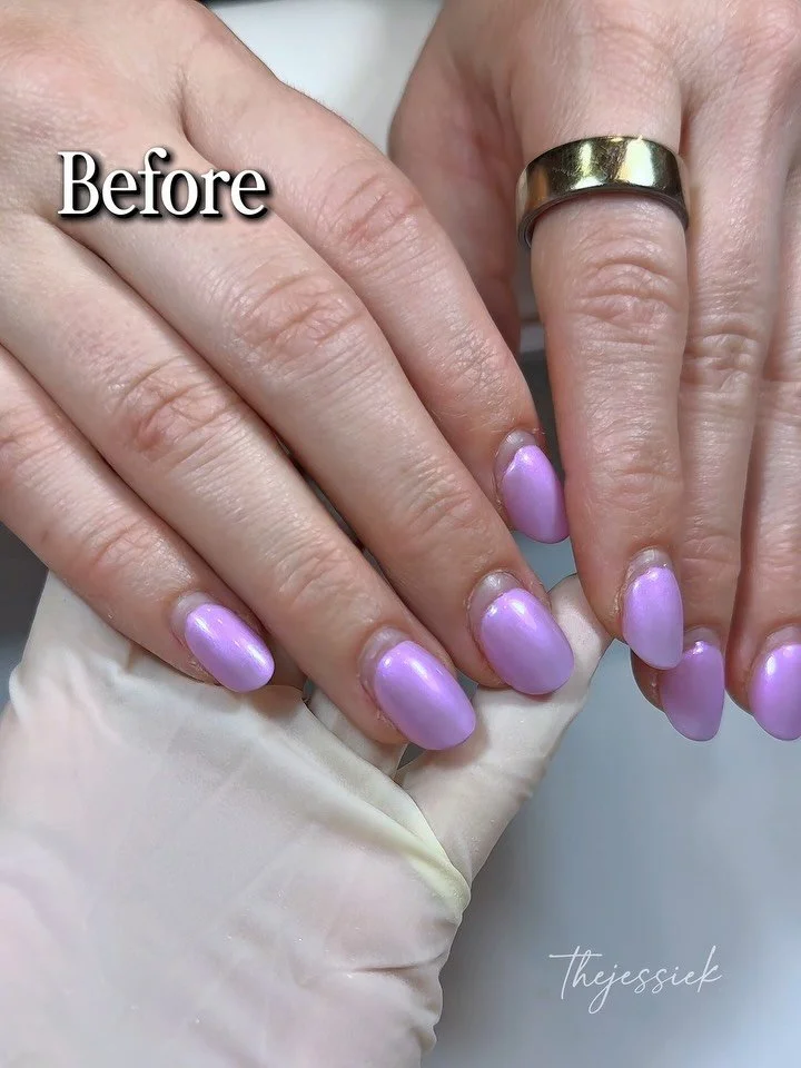 If your nails feel bulky or uneven,
this is the kind of transformation you&rsquo;re looking for ✨

Thin, balanced structure with dual form,
finished with a Russian manicure and clean cuticles.

📍Pasadena, CA
Private studio &middot; Appointment only
