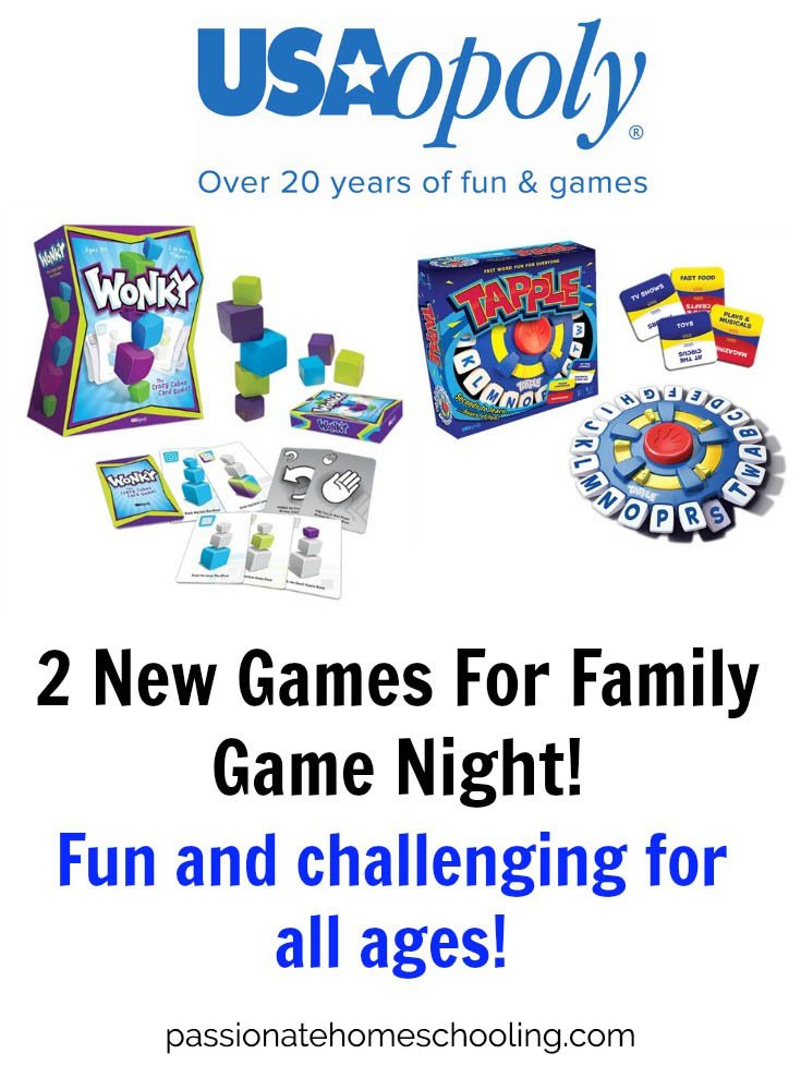 Family Game Night Fun With Wonky & Tapple From USAopoly ~ Review —  Passionate Homeschooling