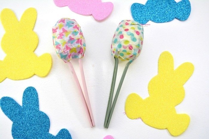 Washi Tape Easter Egg Maracas