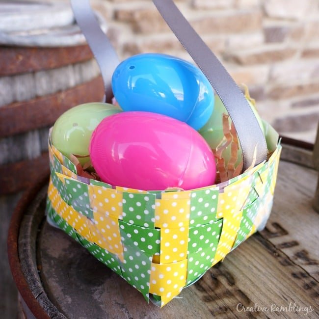 Weave A Paper Easter Basket