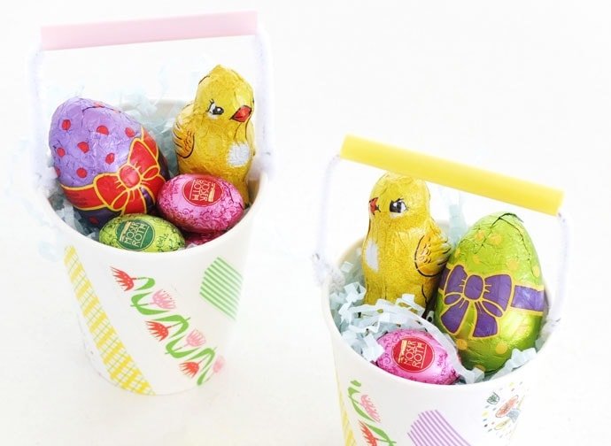 Mini Easter Basket Cups