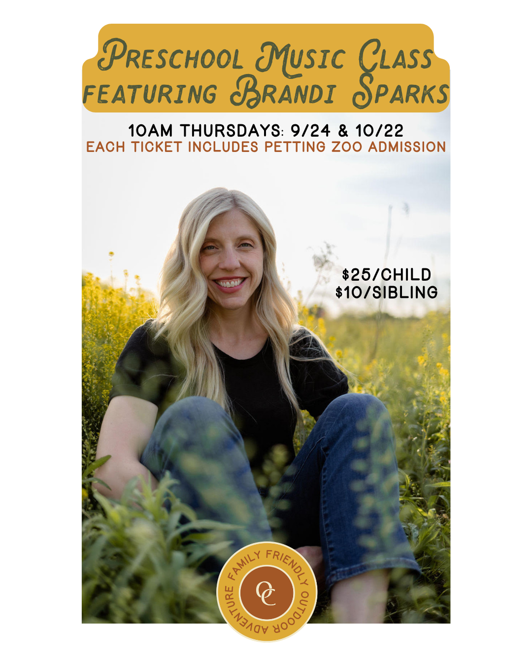 Preschool Music Class featuring Brandi Sparks