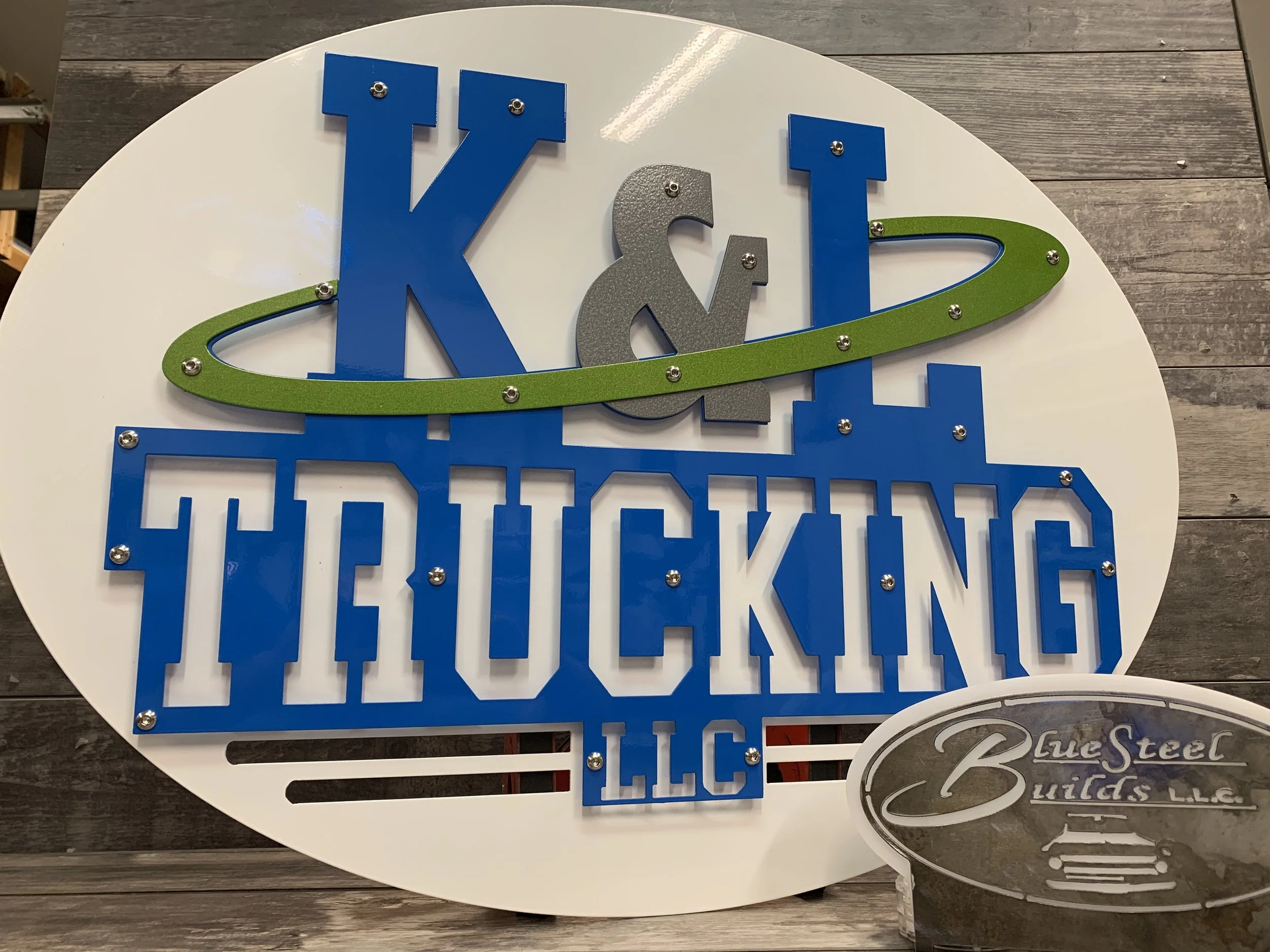 3-Layer Powder Coated metal sign