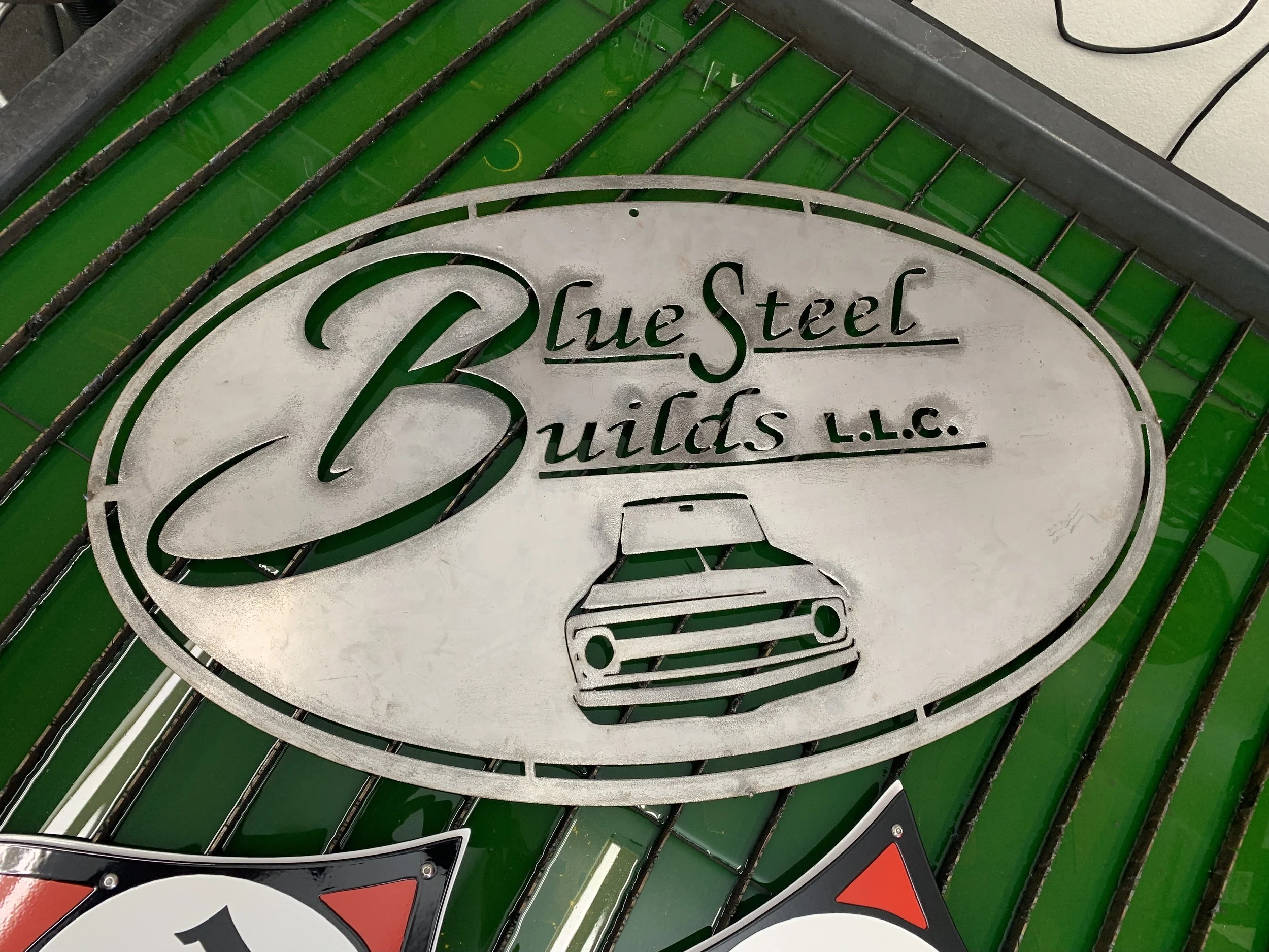 Single Layer cold rolled metal sign