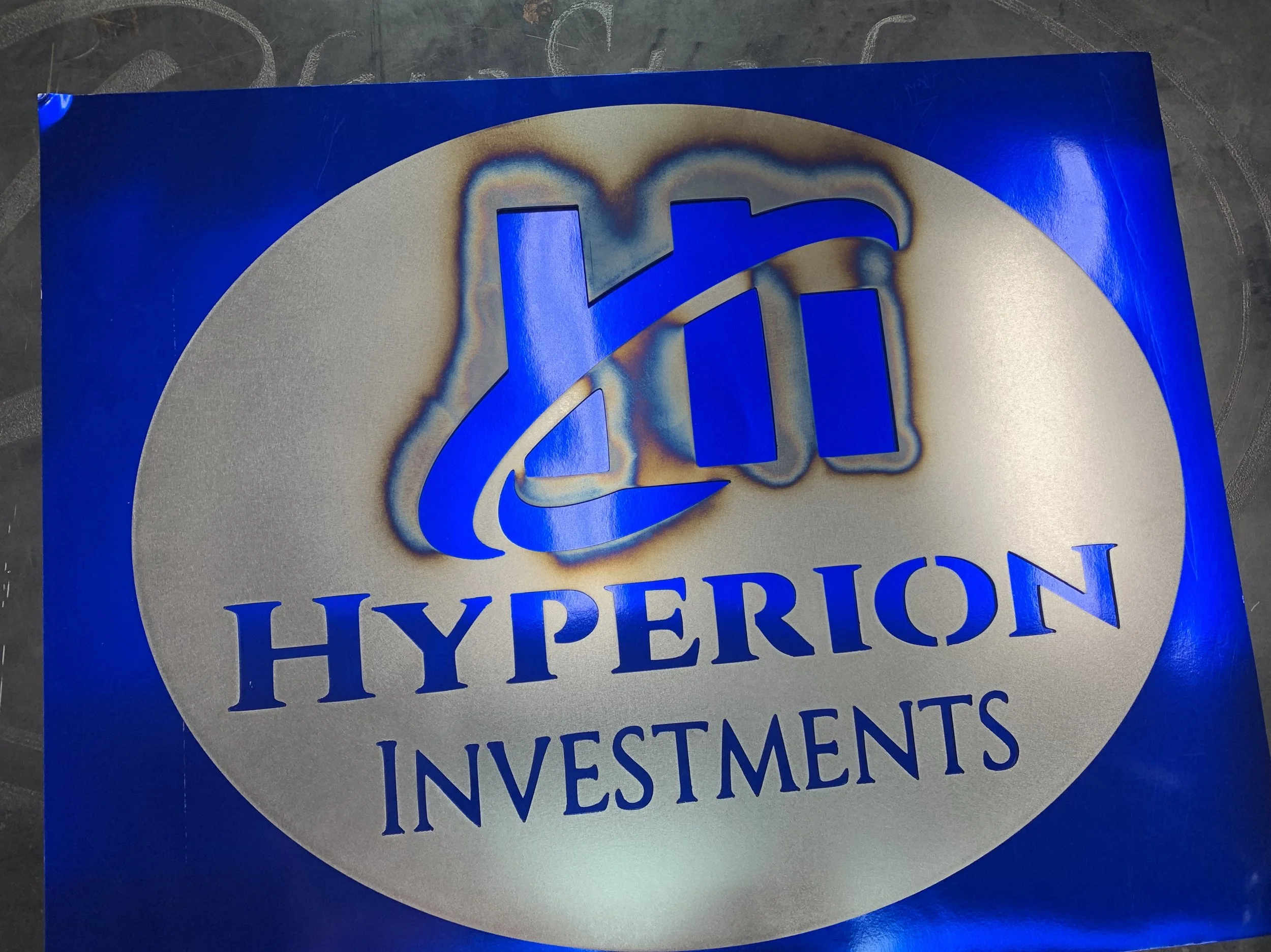 Single Layer Cold Rolled metal sign