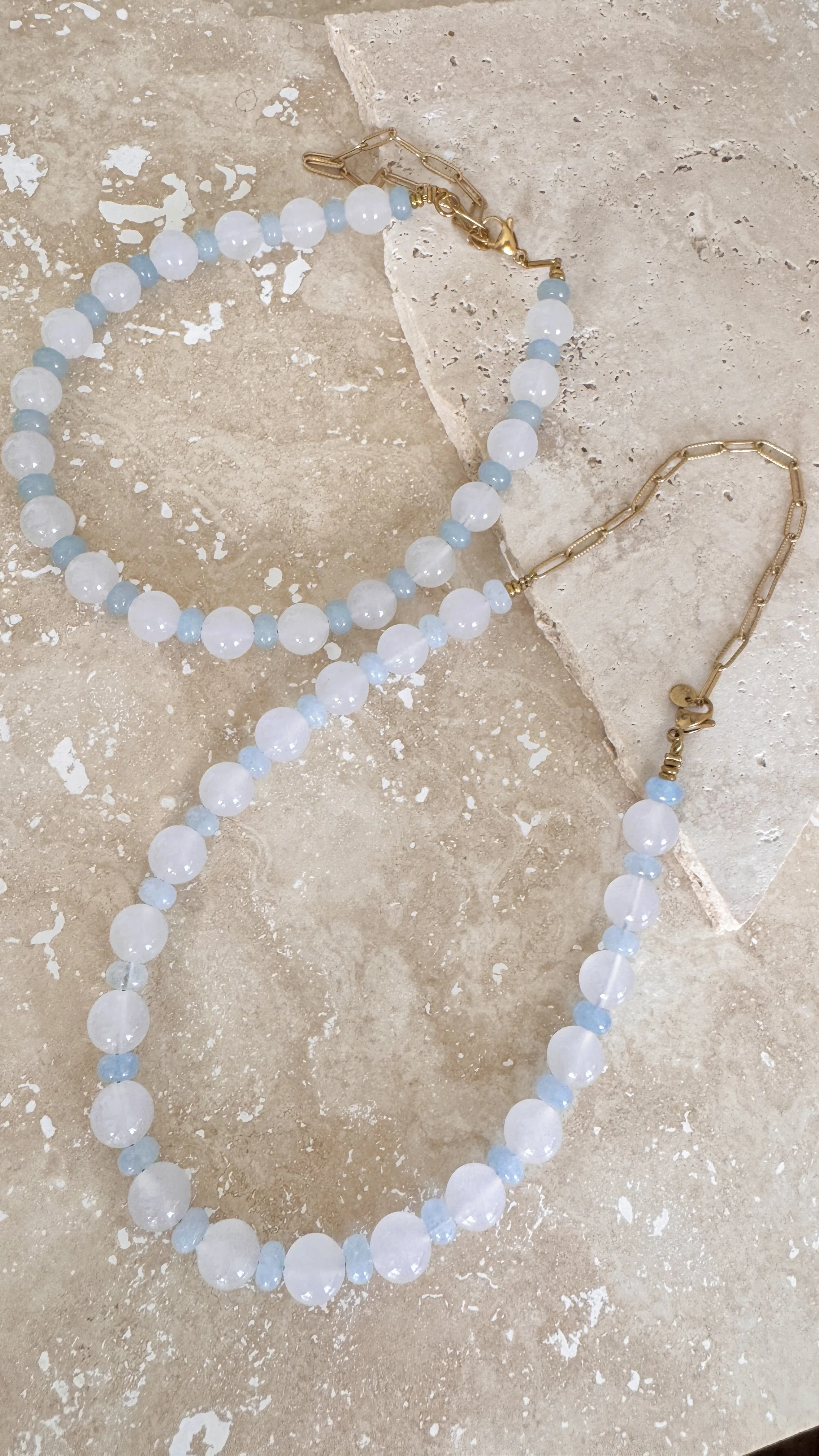 Wilma - Cloud Dancer - IYKYK Luna Foundling stone necklace.jpg