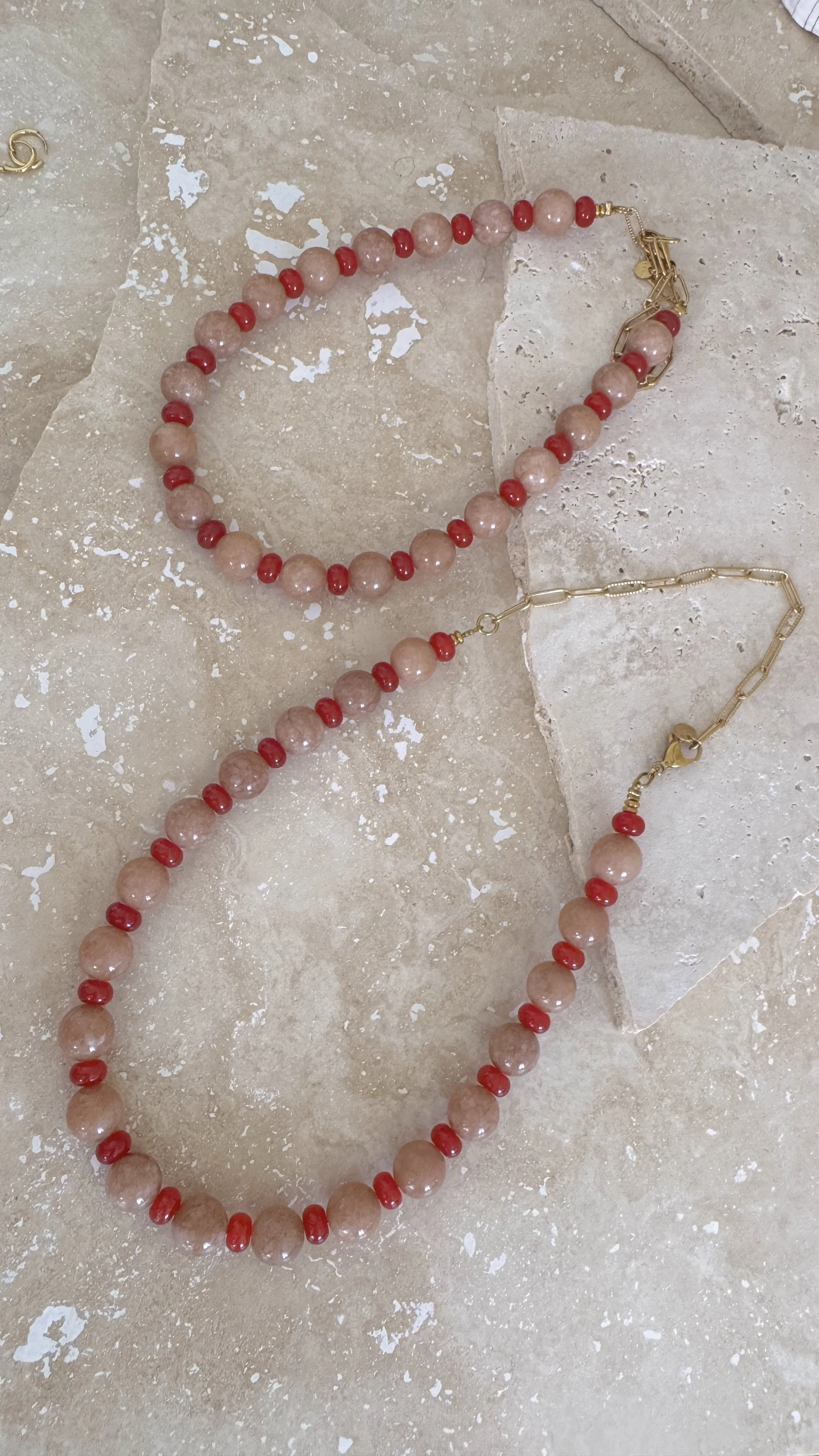 Wilma - Cherry Fizz - Luna Foundling stone necklace.jpg