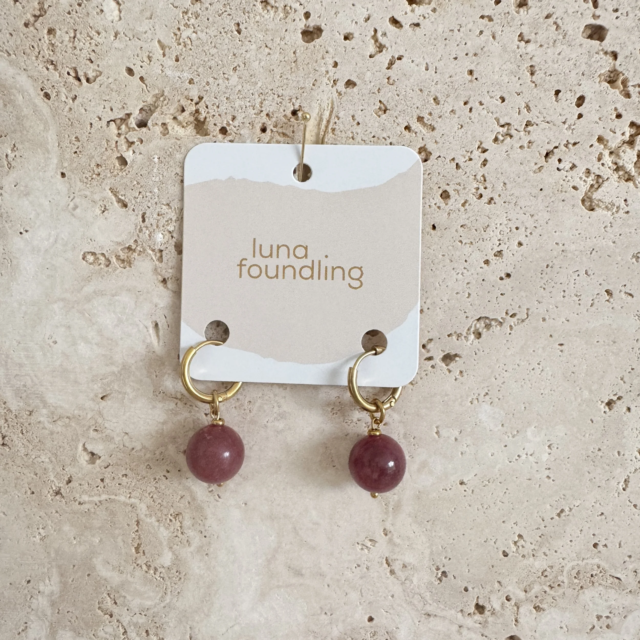 Lenny Earrings - Vino
