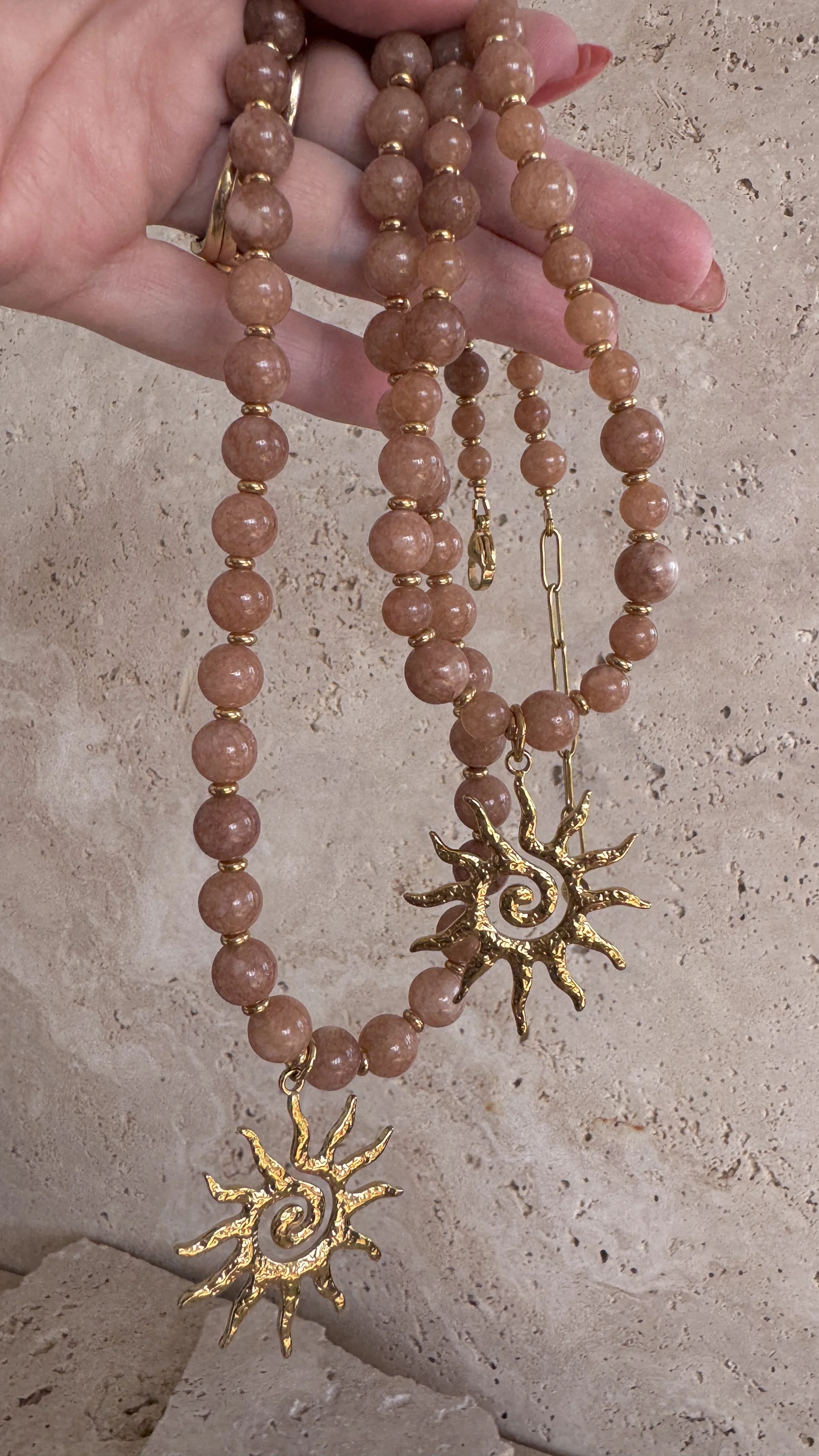 Sunrise Stone Necklace